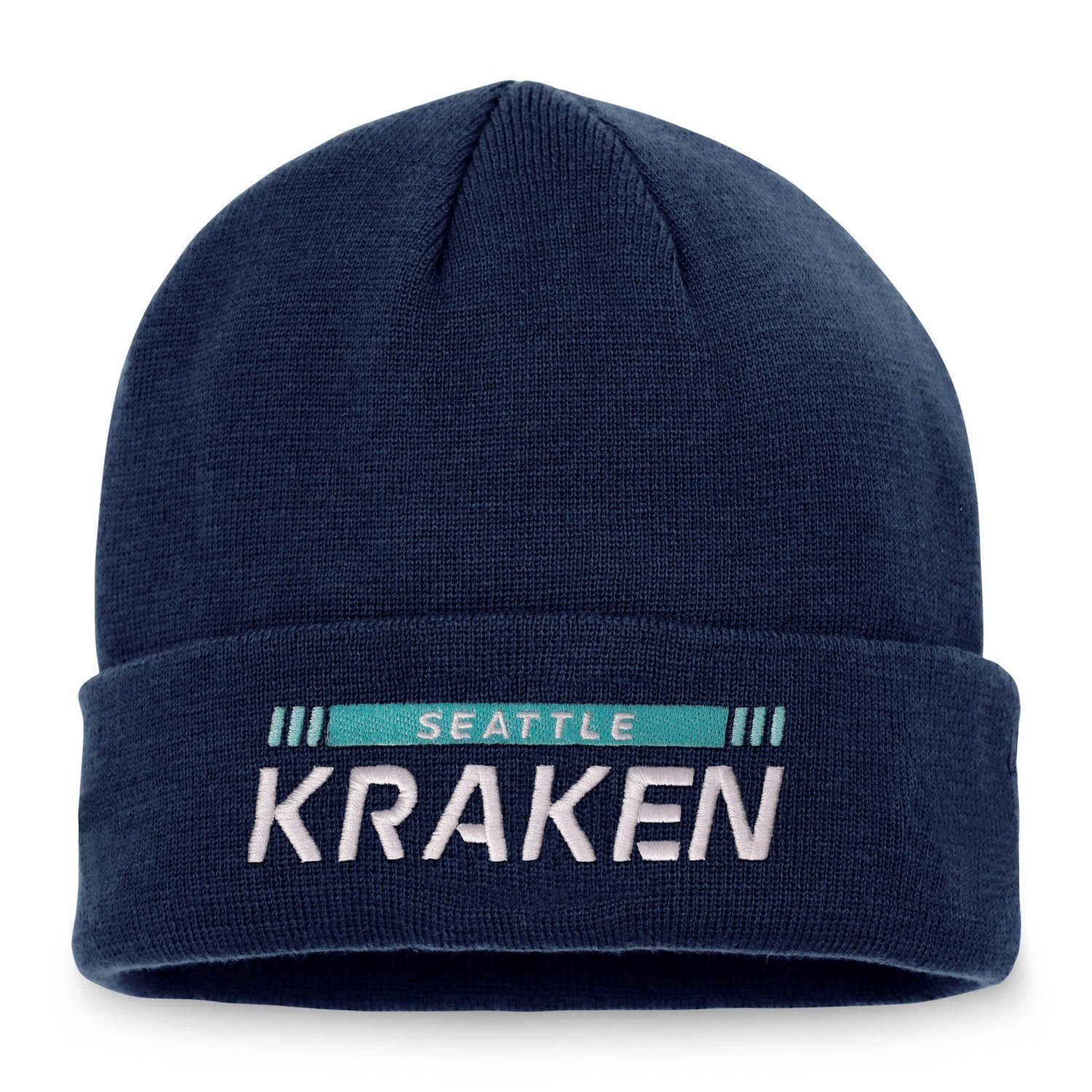 Fanatics Deep Sea Seattle Kraken Game  Train Cuffed Knit Hat - view number 2