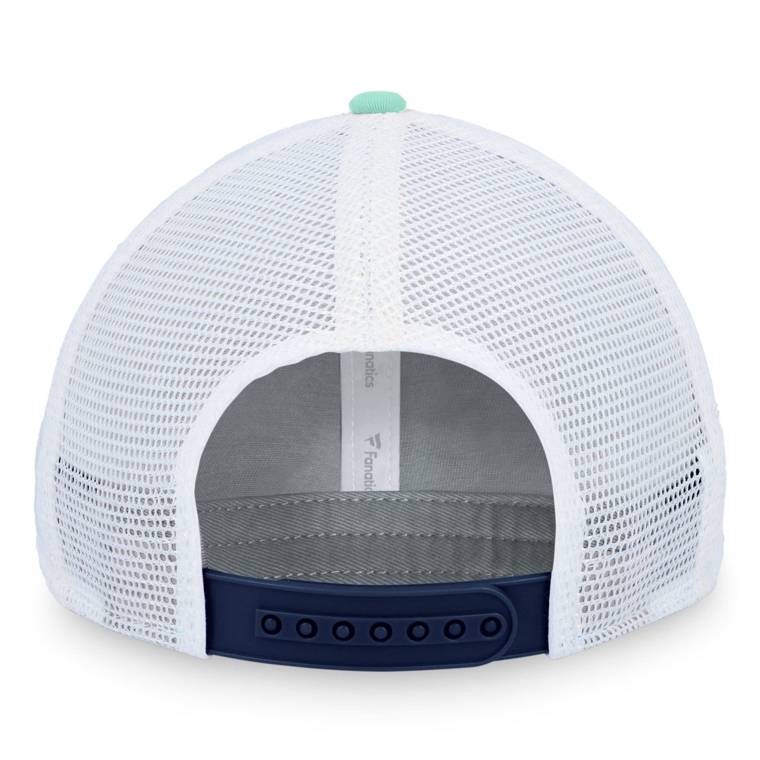 Fanatics Deep Sea /White Seattle Kraken Iconic Gradient Trucker Snapback Hat                                                     - view number 4