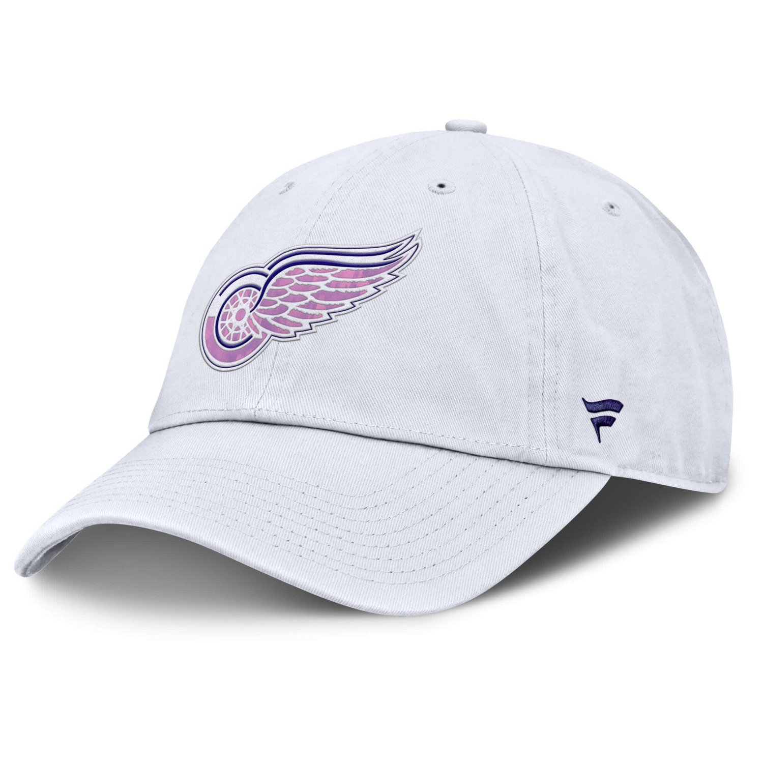 Fanatics Detroit Red Wings Authentic Pro Hockey Fights Cancer Adjustable Hat - view number 3