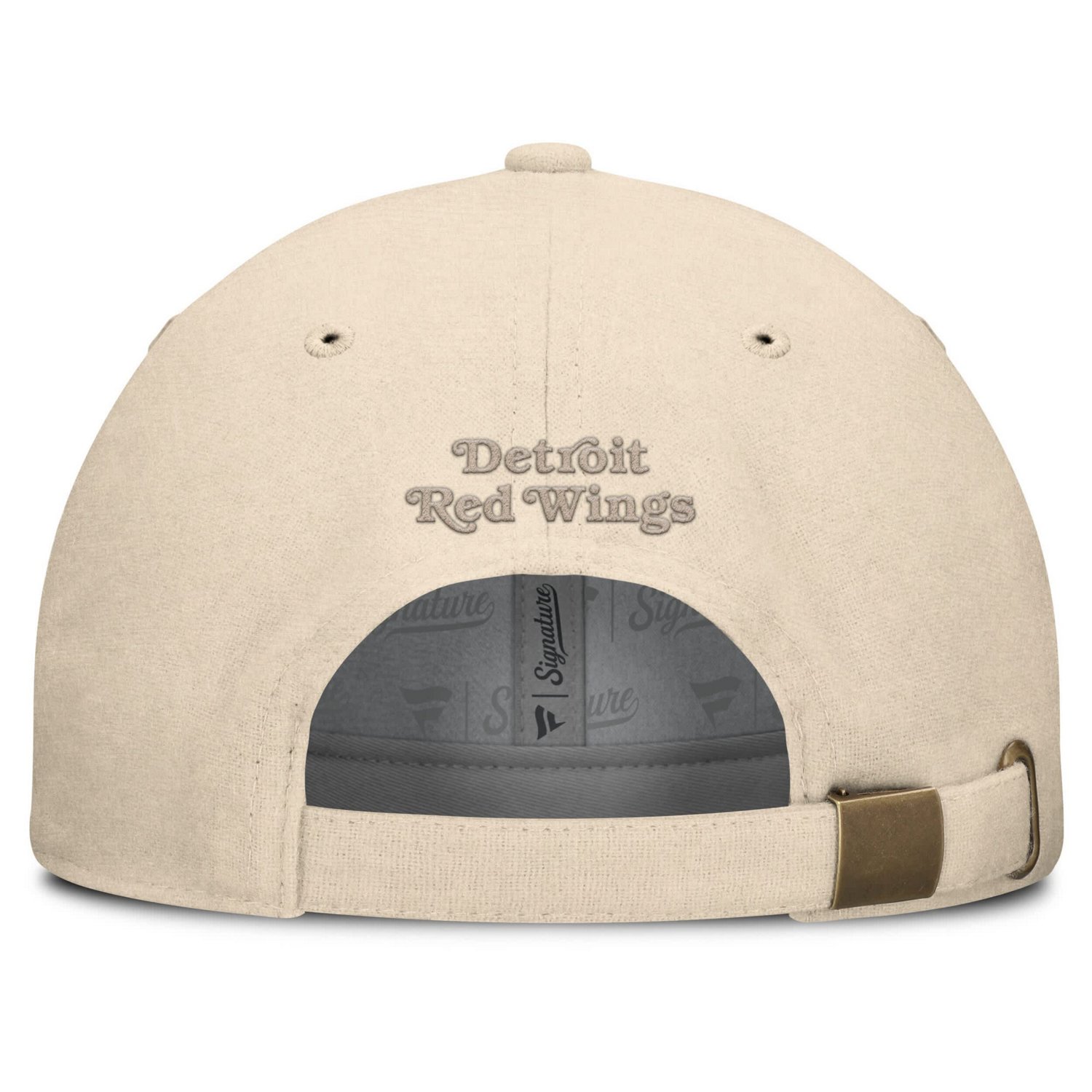 Fanatics Detroit Red Wings Front Office Canvas Adjustable Hat                                                                    - view number 4