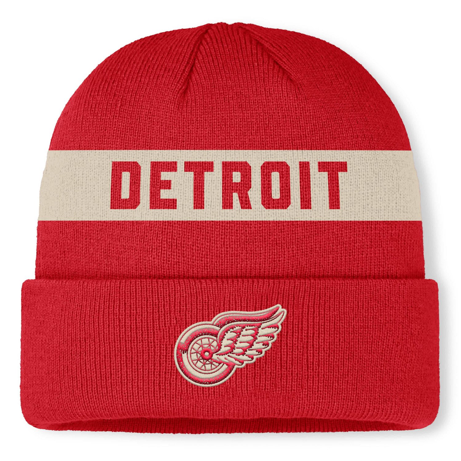 Fanatics Detroit Wings Centennial Cuffed Knit Hat - view number 1