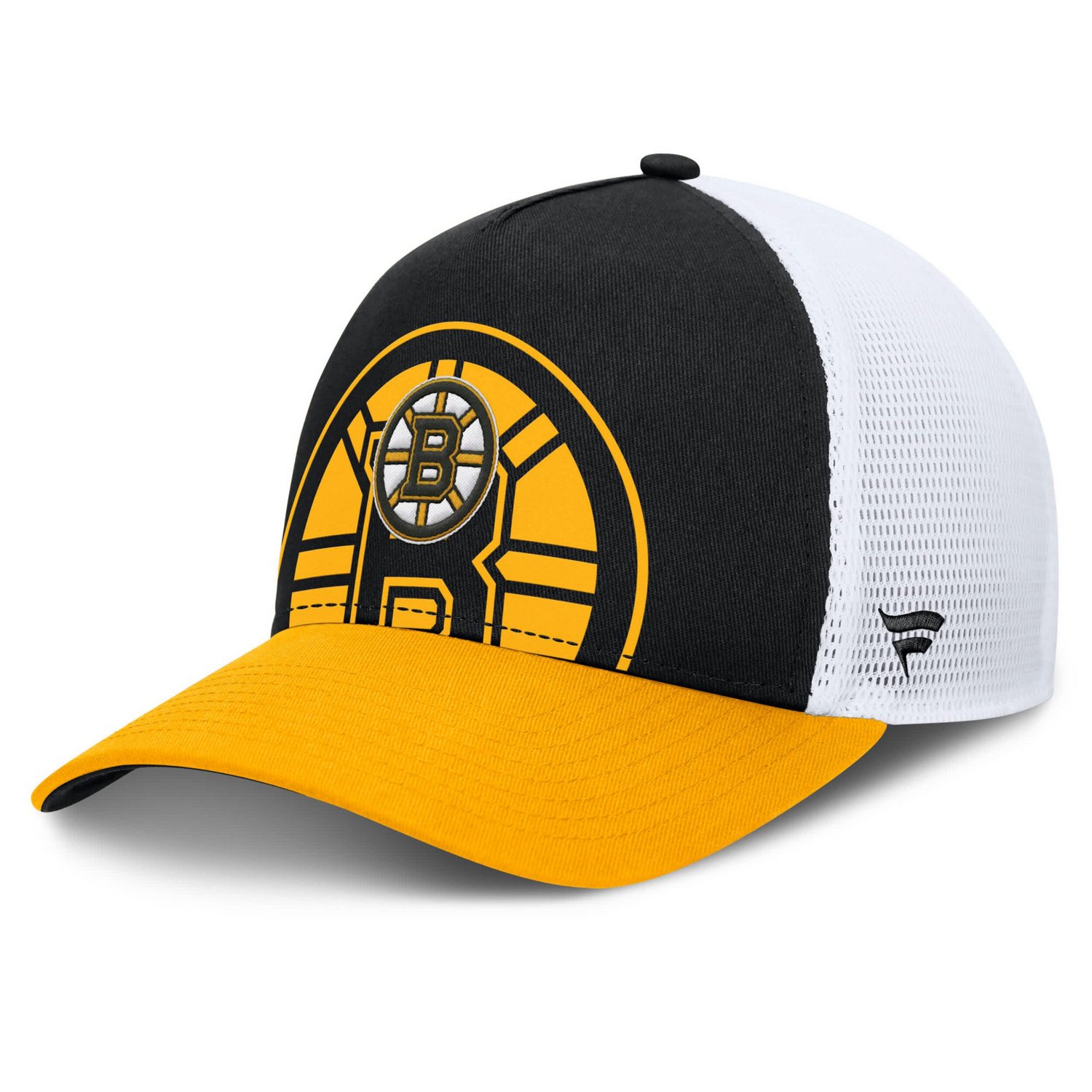 Fanatics Gold Boston Bruins Authentic Pro A-Frame Rink Adjustable Hat