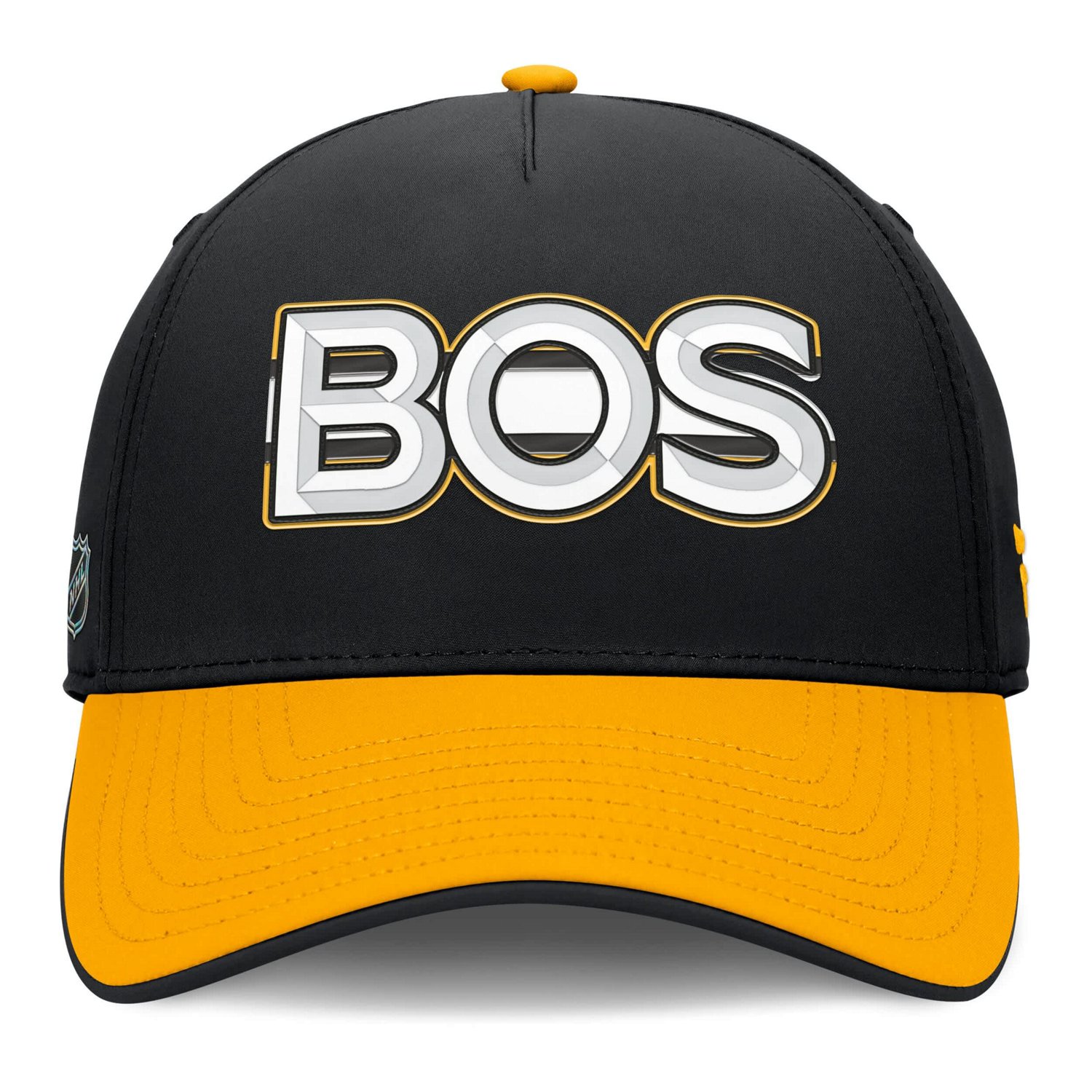 Fanatics Gold Boston Bruins Authentic Pro Rink Team Code Flex Hat - view number 2