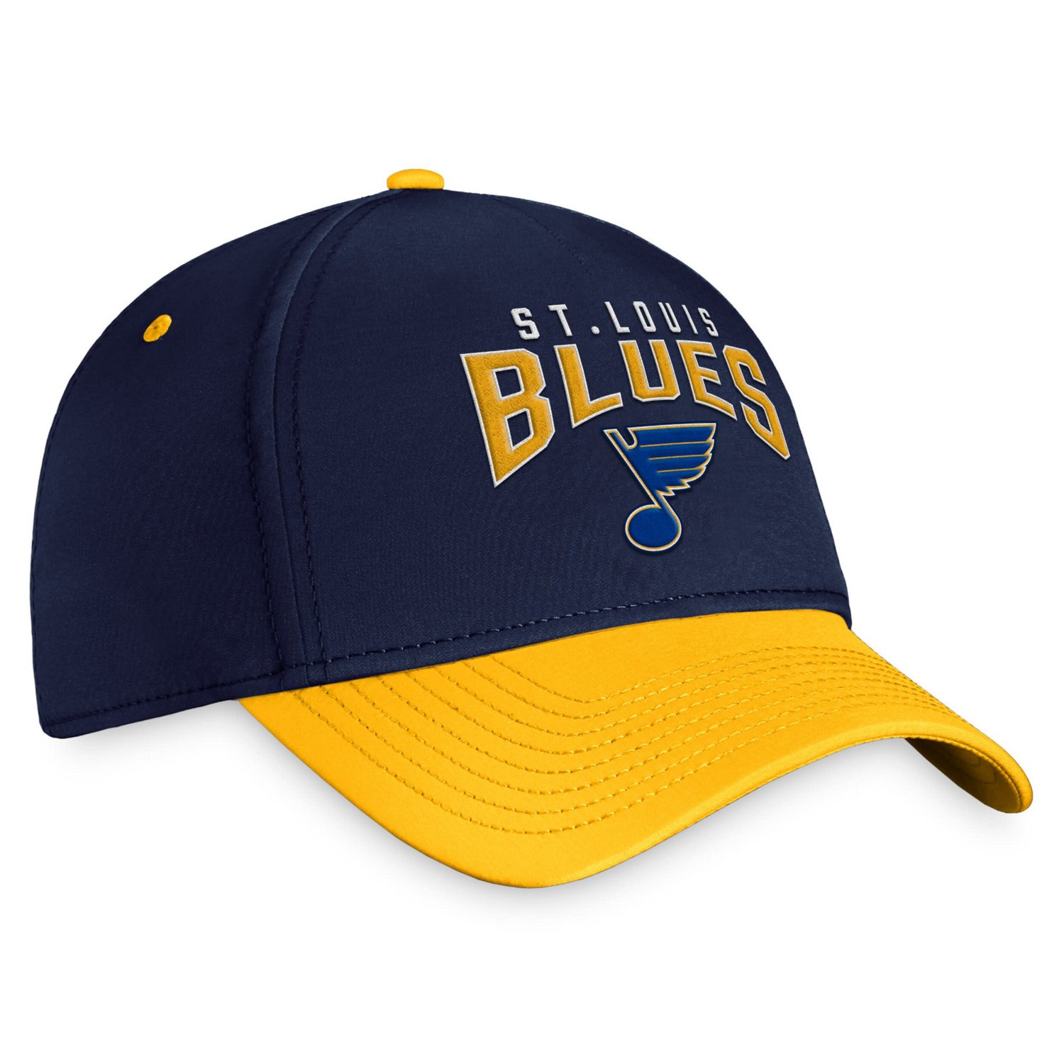 Fanatics Gold St Louis Blues Fundamental 2-Tone Flex Hat
