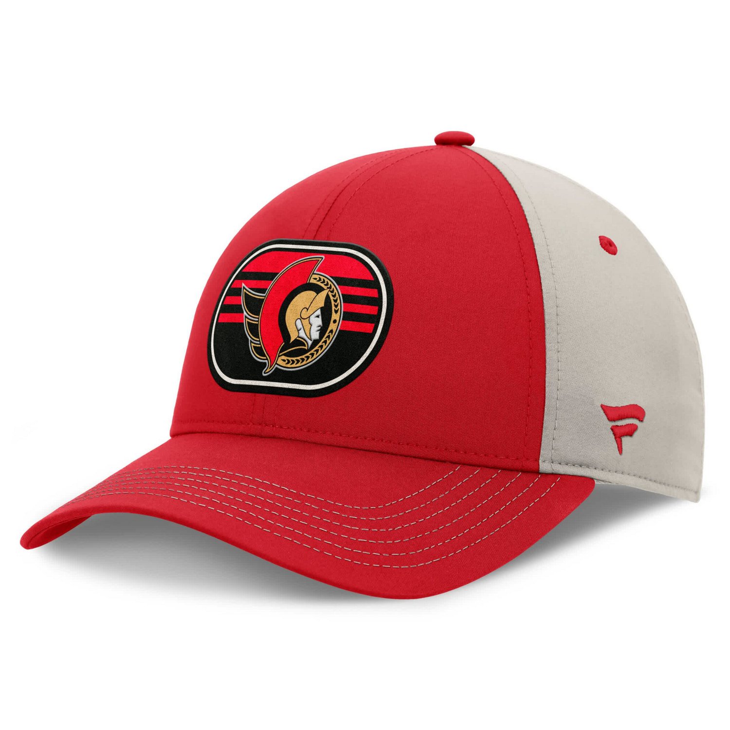 Fanatics Gray Ottawa Senators 2025 Stanley Cup Playoffs Locker Room Trucker Adjustable Hat