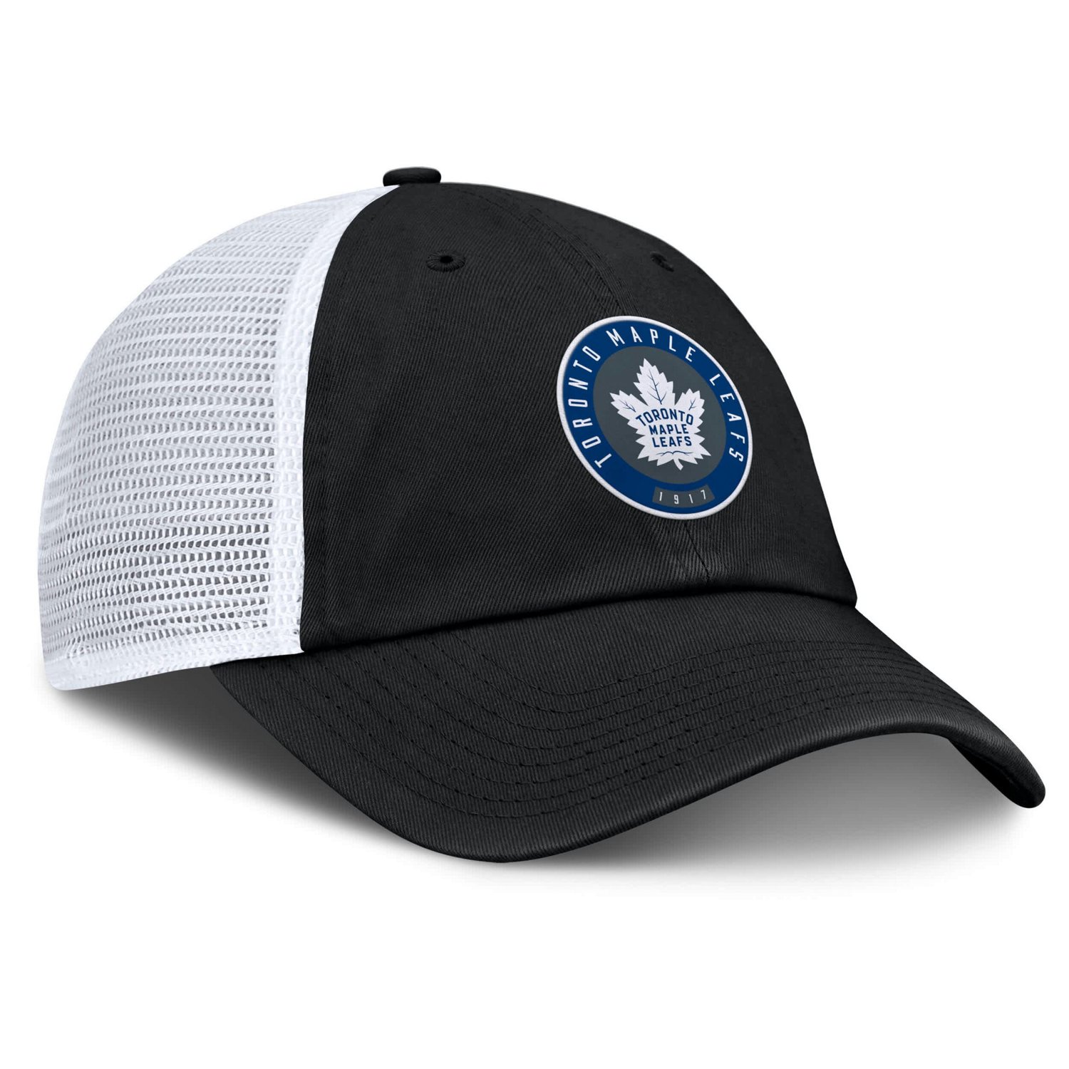 Fanatics Gray Toronto Maple Leafs Averie Trucker Adjustable Hat - view number 3
