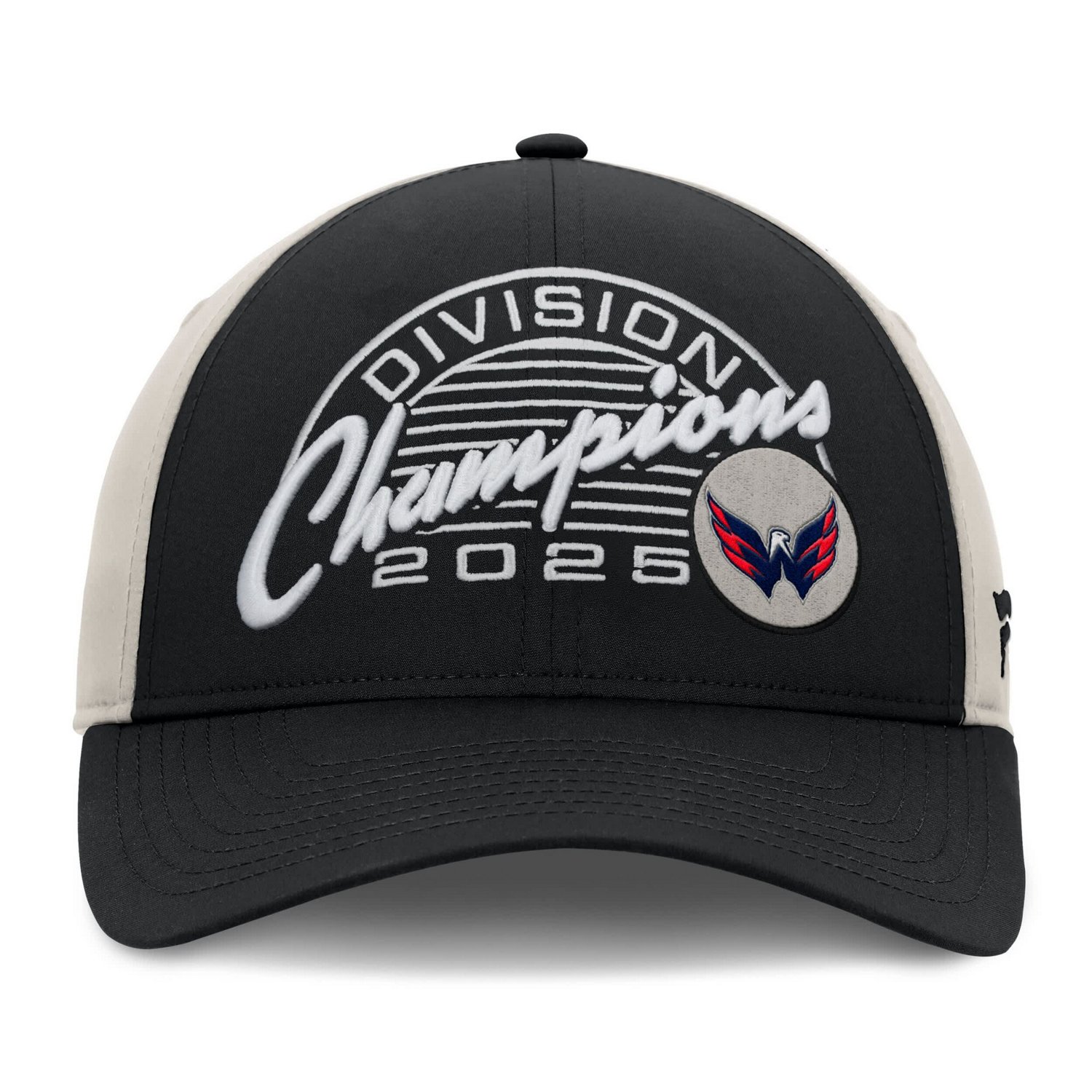 Fanatics Gray Washington Capitals 2025 Metropolitan Division Champions Locker Room Adjustable Hat