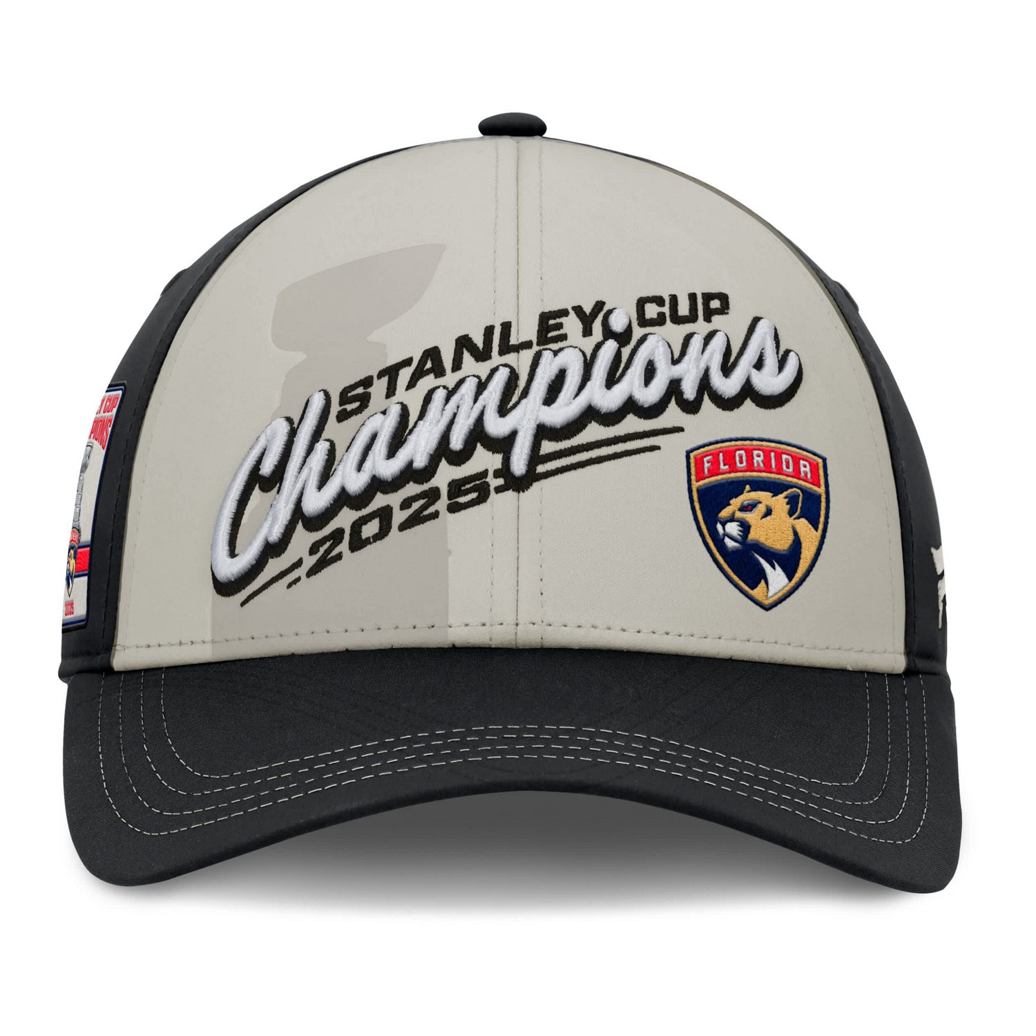 Fanatics Light Black Florida Panthers Authentic Pro 2025 Stanley Cup Champions Banner Raising Ceremony Adjustable Hat - view number 2