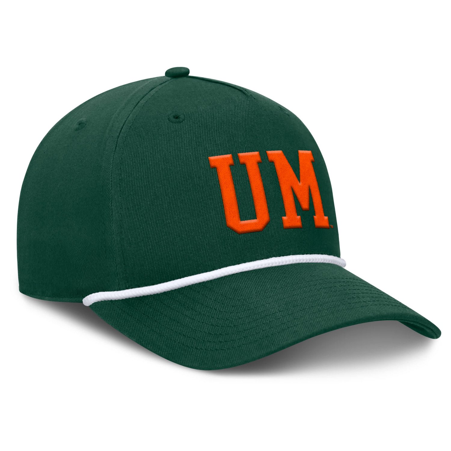 Fanatics Miami Hurricanes Foul Ball Rope Adjustable Hat                                                                          - view number 3