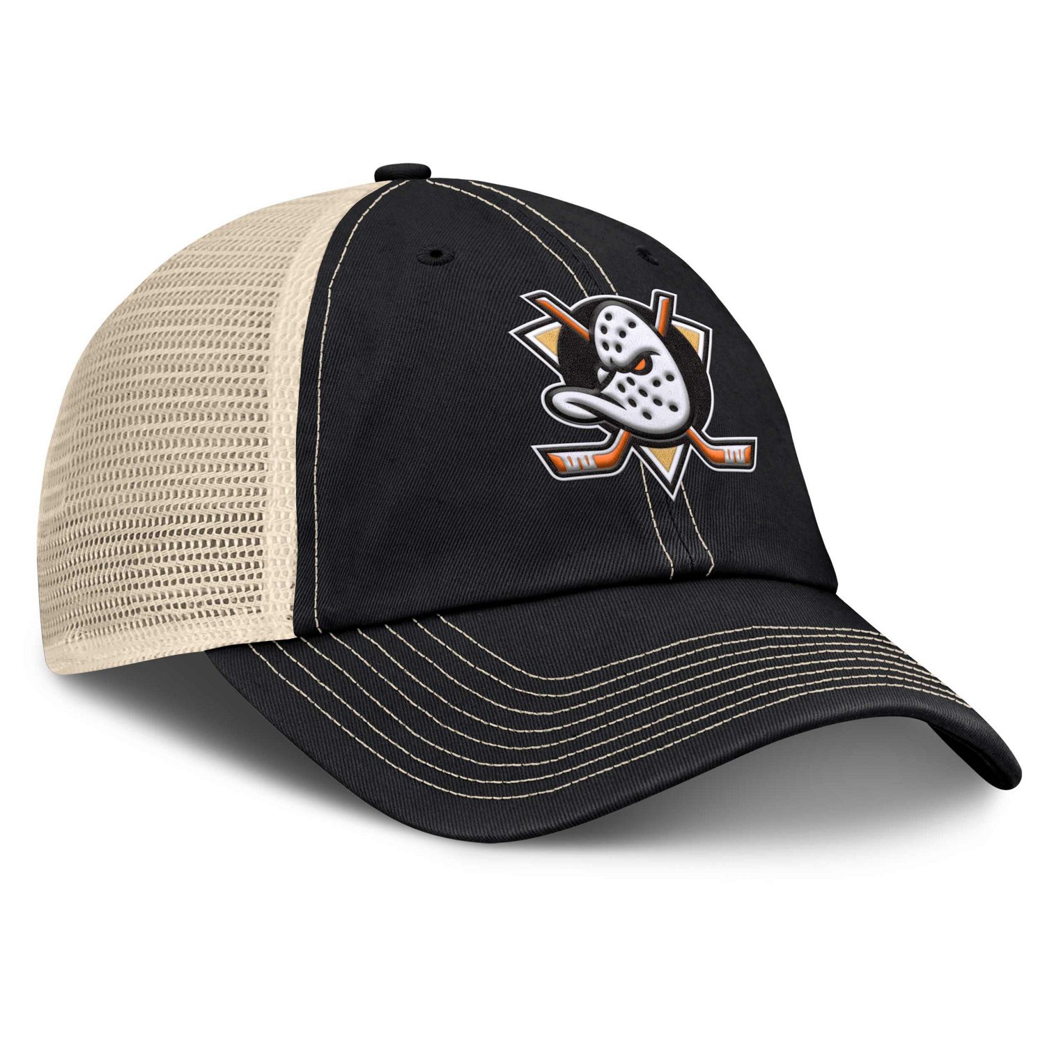 Fanatics Natural Anaheim Ducks Rival Trucker Adjustable Hat - view number 3
