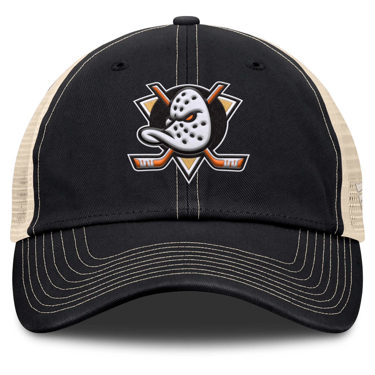 Fanatics Natural Anaheim Ducks Rival Trucker Adjustable Hat - view number 2