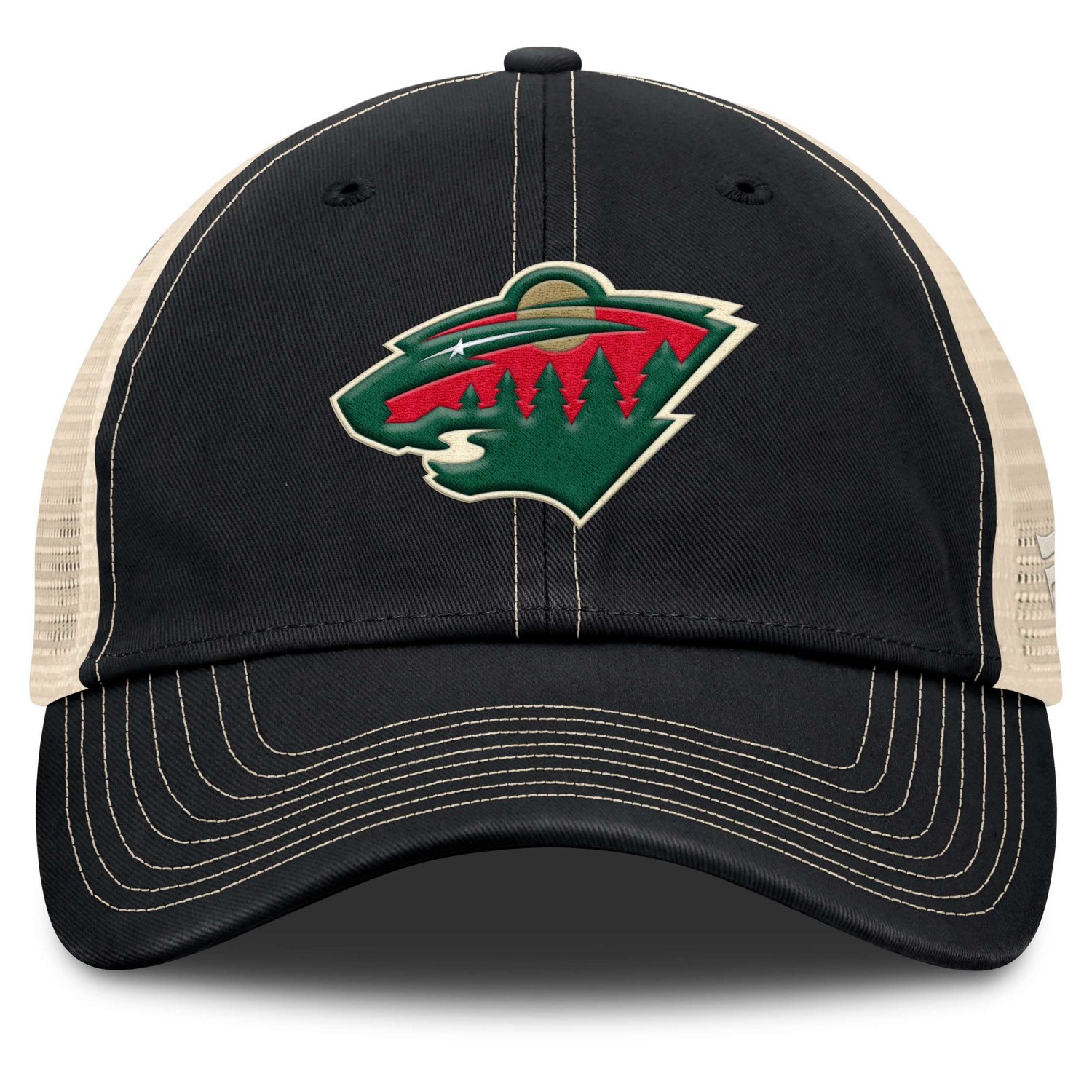 Fanatics Natural Minnesota Wild Rival Trucker Adjustable Hat - view number 2