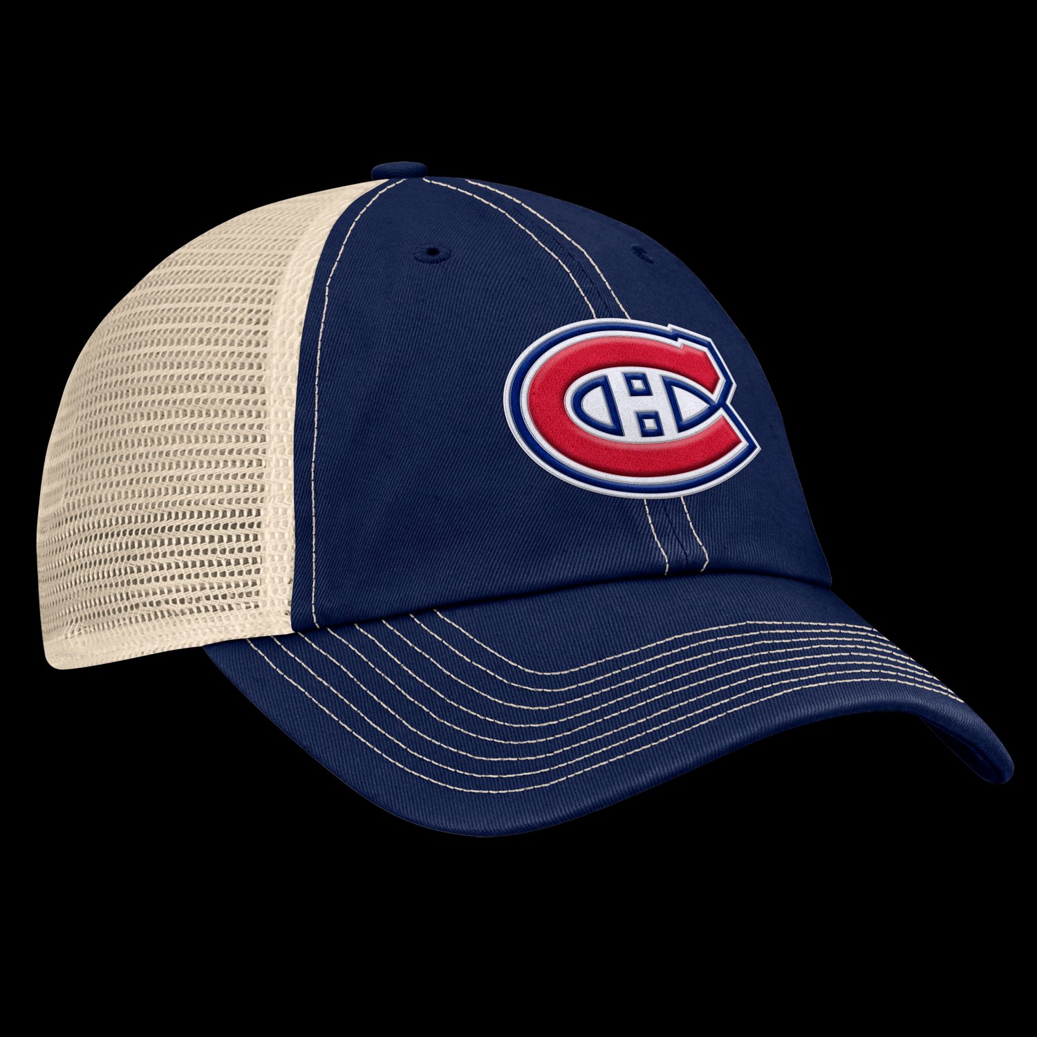 Fanatics Natural Montreal Canadiens Rival Trucker Adjustable Hat - view number 3