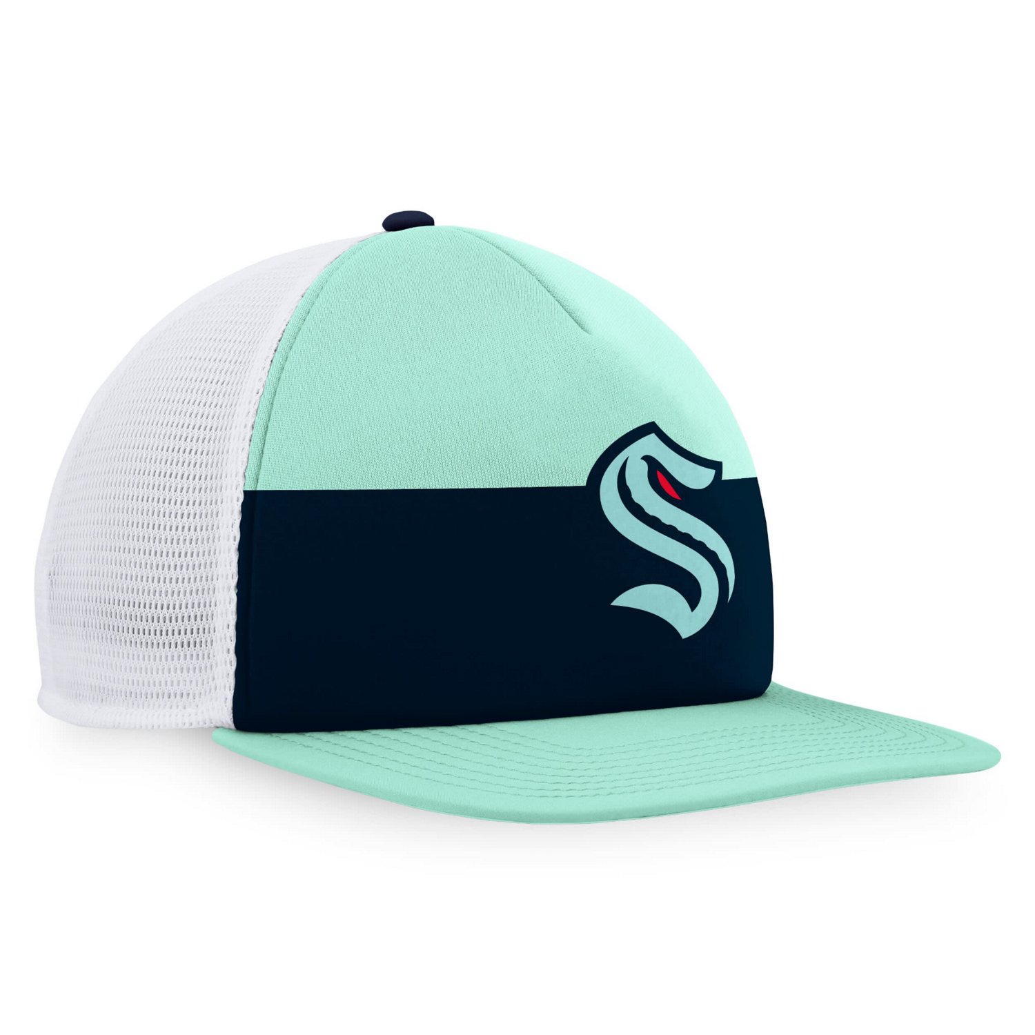 Fanatics Navy Seattle Kraken Special Edition 20 Trucker Snapback Adjustable Hat - view number 3