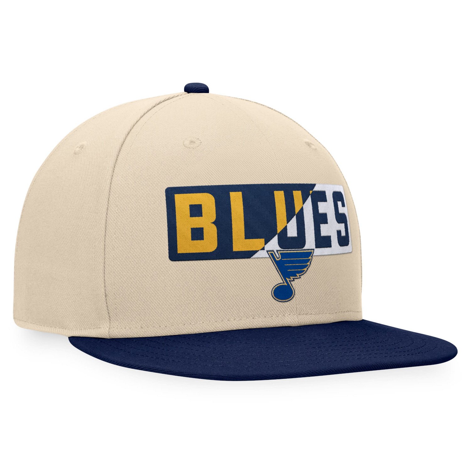 Fanatics Navy St Louis Blues Goalaso Snapback Hat - view number 3