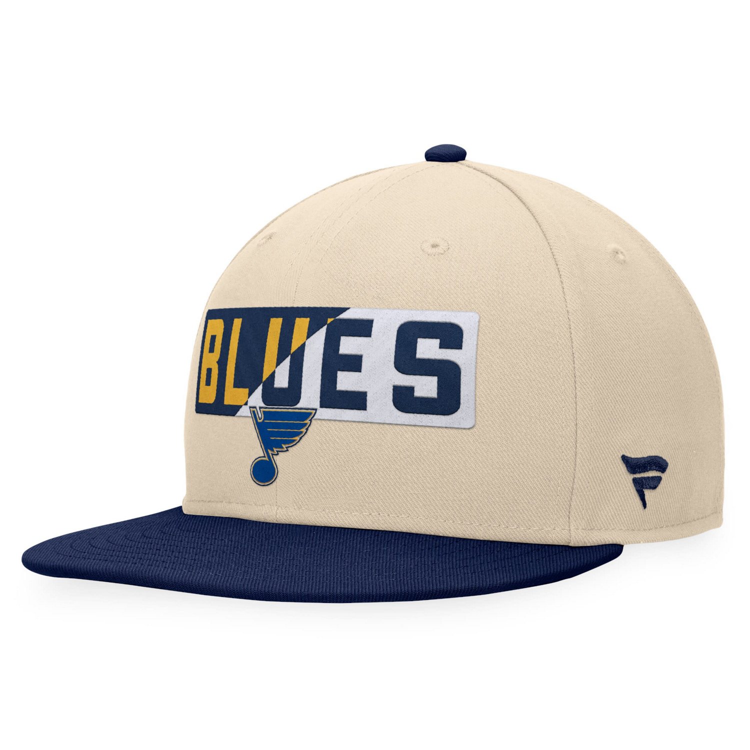 Fanatics Navy St Louis Blues Goalaso Snapback Hat