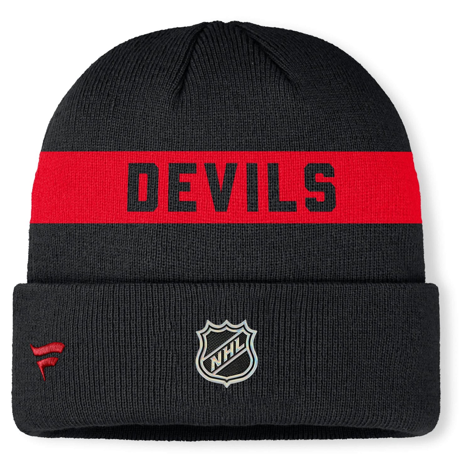 Fanatics New Jersey Devils Authentic Pro Rink Cuffed Knit Hat - view number 2