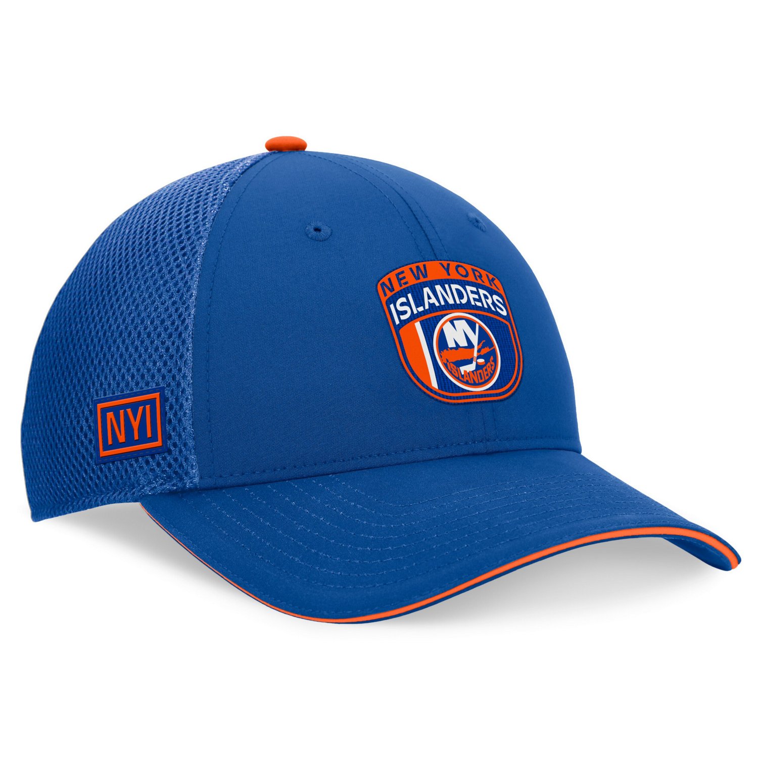 Fanatics New York Islanders 2024 NHL Draft On Stage Trucker Adjustable Hat - view number 1