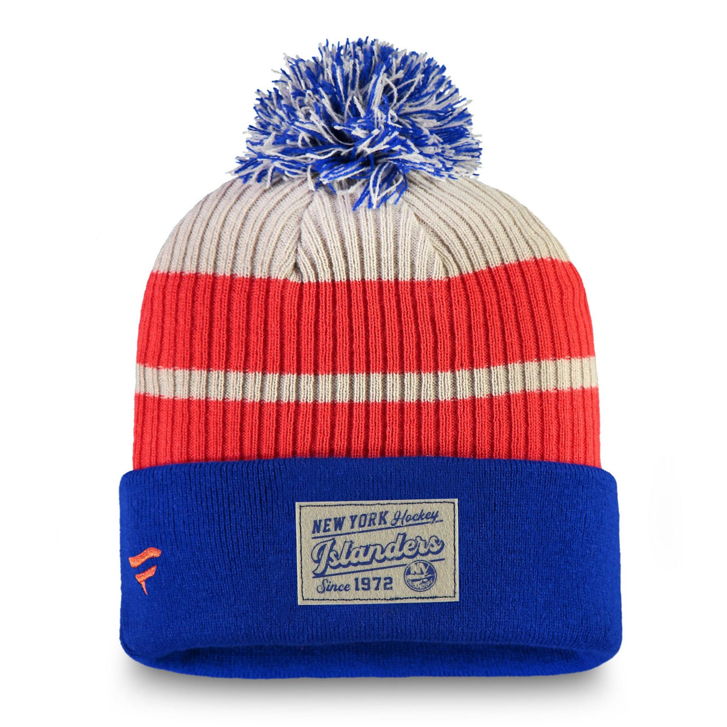 Fanatics New York Islanders True Classics Cuffed Knit Hat with Pom - view number 2