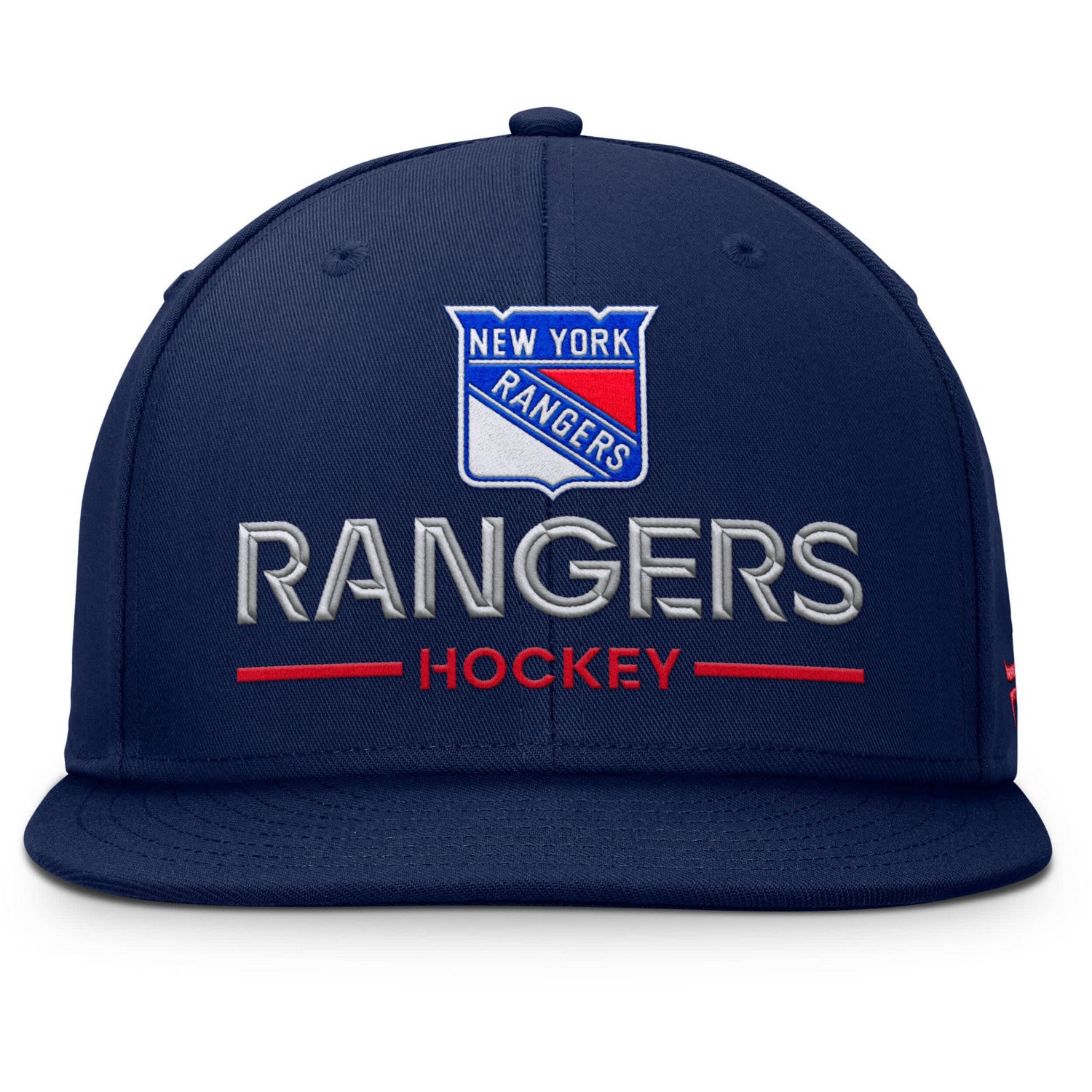 Fanatics New York Rangers Authentic Pro Rink Lockup Snapback Hat - view number 2
