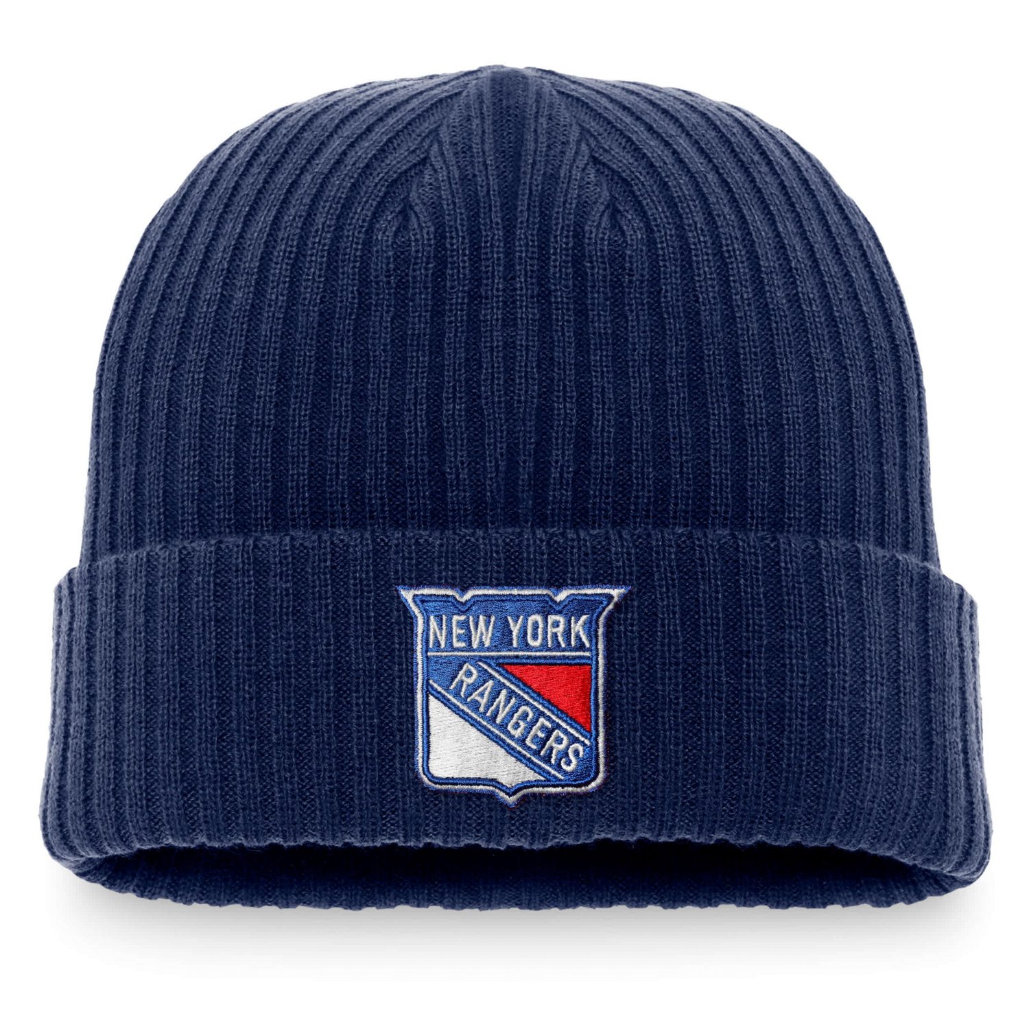 Fanatics New York Rangers Core Primary Logo Cuffed Knit Hat