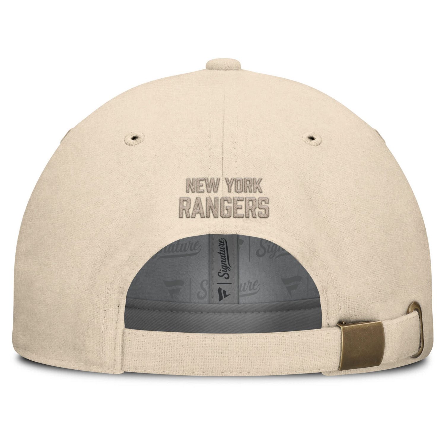 Fanatics New York Rangers Front Office Canvas Adjustable Hat - view number 4