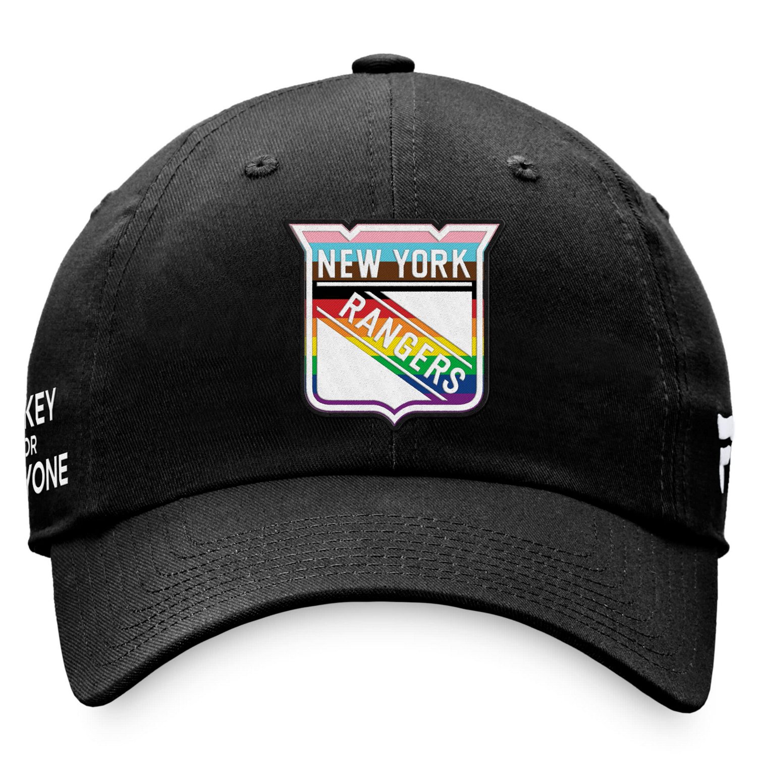Fanatics New York Rangers Team Logo Pride Adjustable Hat