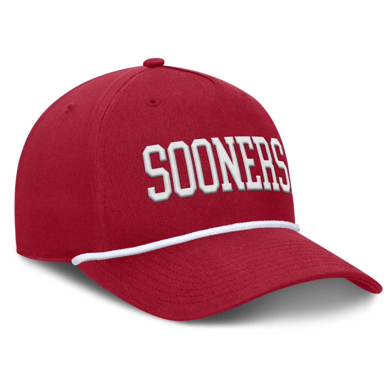 Fanatics Oklahoma Sooners Foul Ball Rope Adjustable Hat