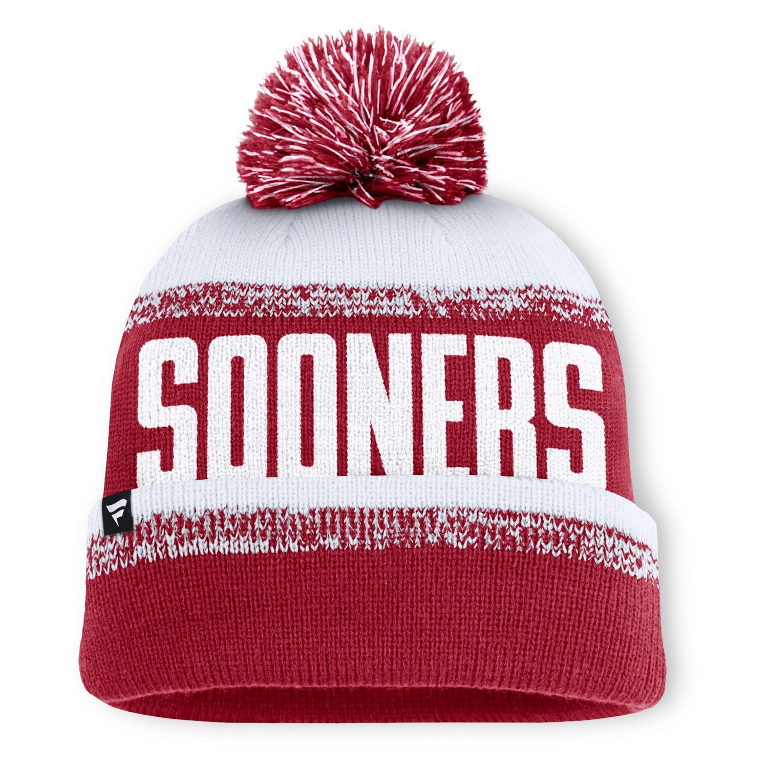 Fanatics Oklahoma Sooners Thrive Cuffed Knit Hat with Pom - view number 2