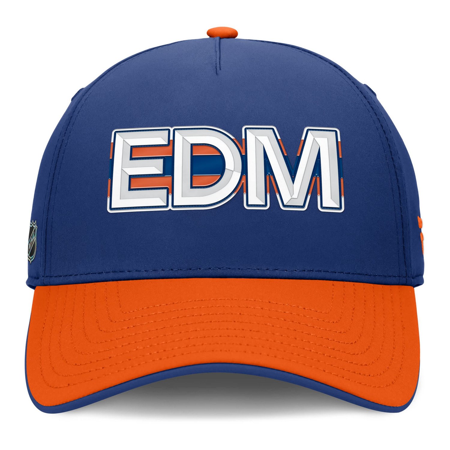 Fanatics Orange Edmonton Oilers Authentic Pro Rink Team Code Flex Hat - view number 2