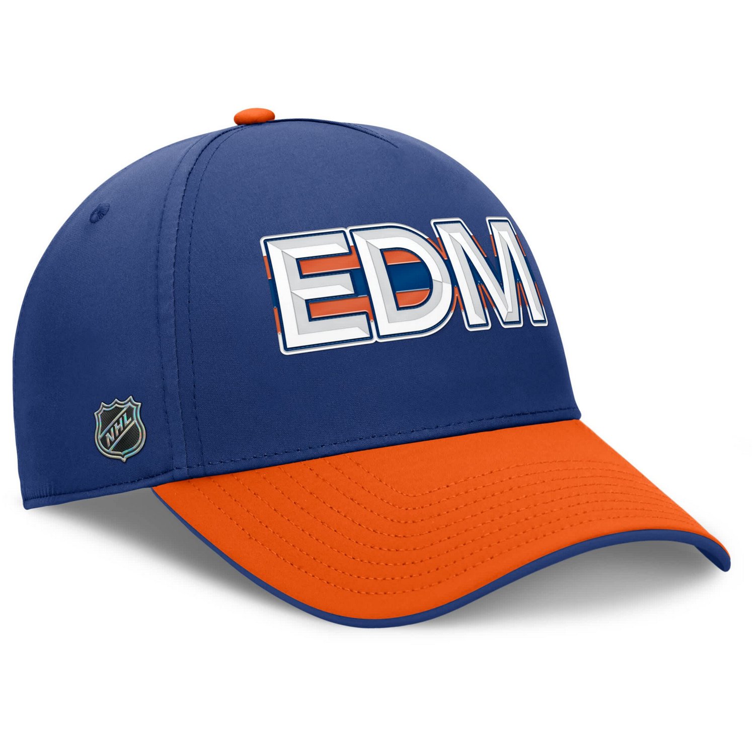 Fanatics Orange Edmonton Oilers Authentic Pro Rink Team Code Flex Hat - view number 3