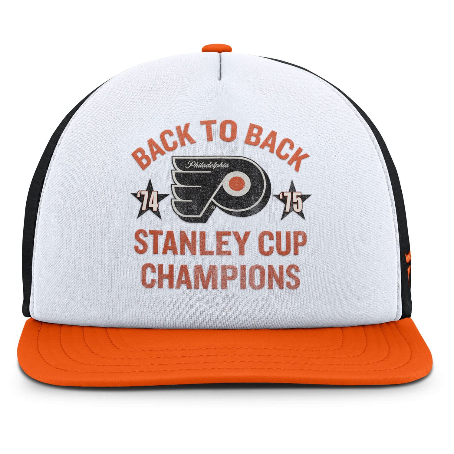 Fanatics Orange Philadelphia Flyers Decades Collection Foam Front Snapback Hat - view number 2