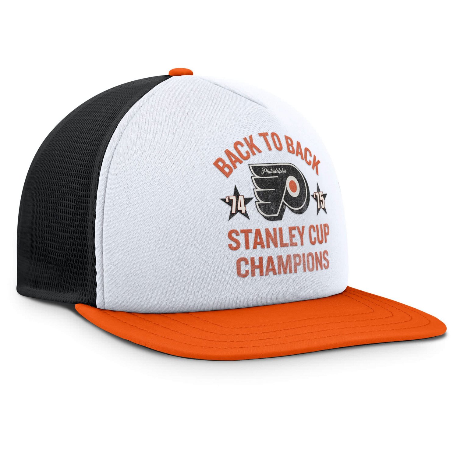Fanatics Orange Philadelphia Flyers Decades Collection Foam Front Snapback Hat - view number 3