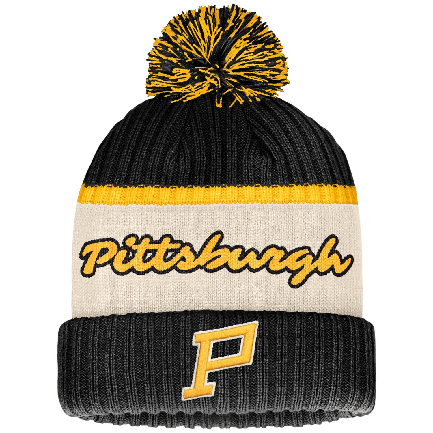 Fanatics Pittsburgh Penguins 2023 NHL Winter Classic Cuffed Knit Hat with Pom