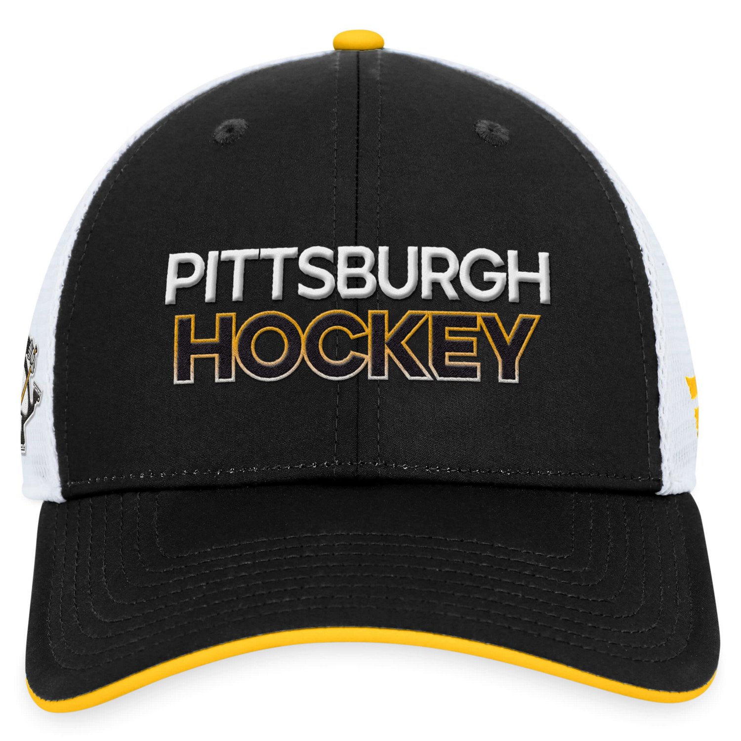 Fanatics Pittsburgh Penguins Authentic Pro Alternate Jersey Trucker Adjustable Hat - view number 2