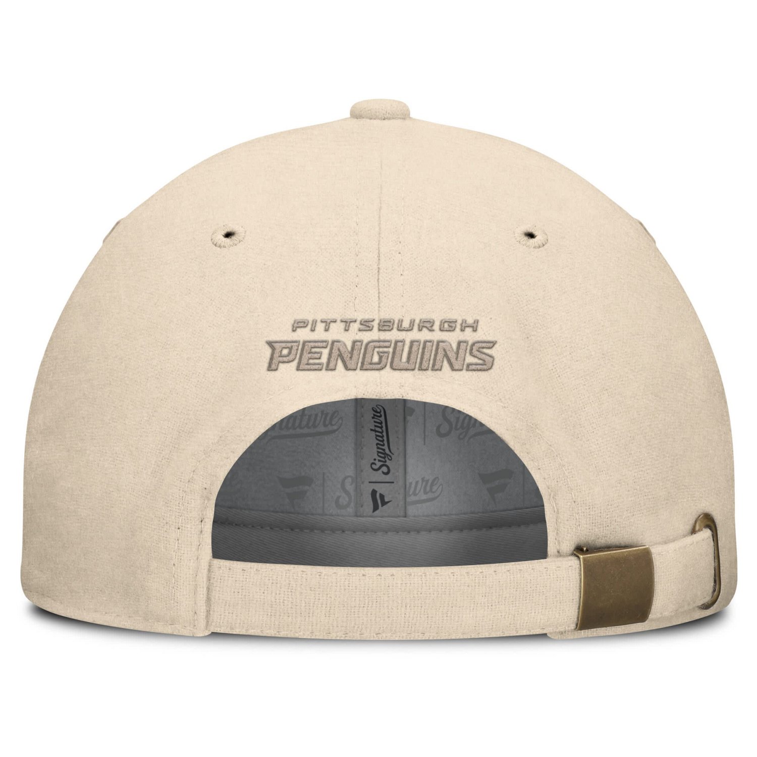 Fanatics Pittsburgh Penguins Front Office Canvas Adjustable Hat                                                                  - view number 3