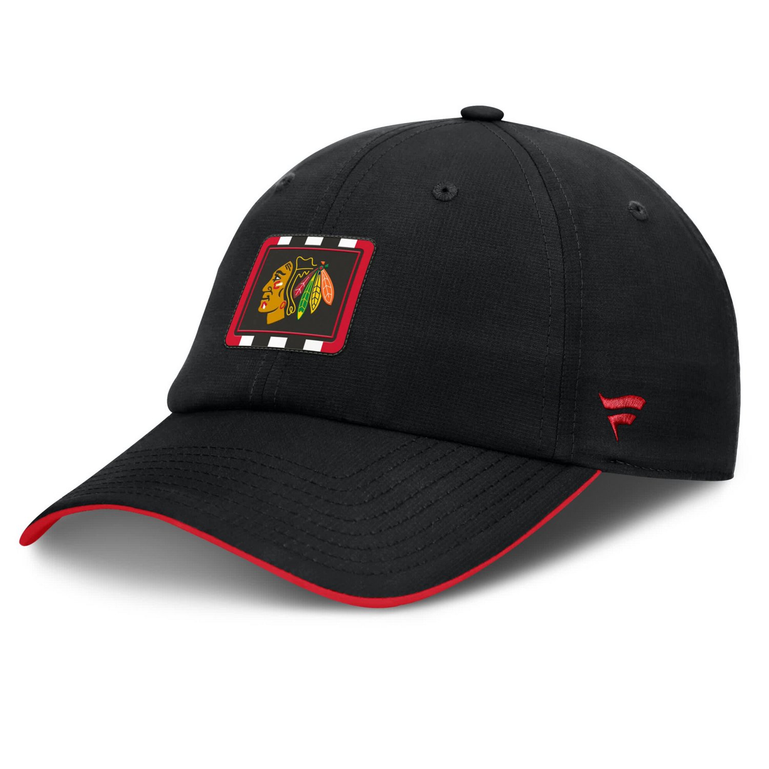 Fanatics /Red Chicago hawks Authentic Pro Ripstop Adjustable Hat                                                                 - view number 1
