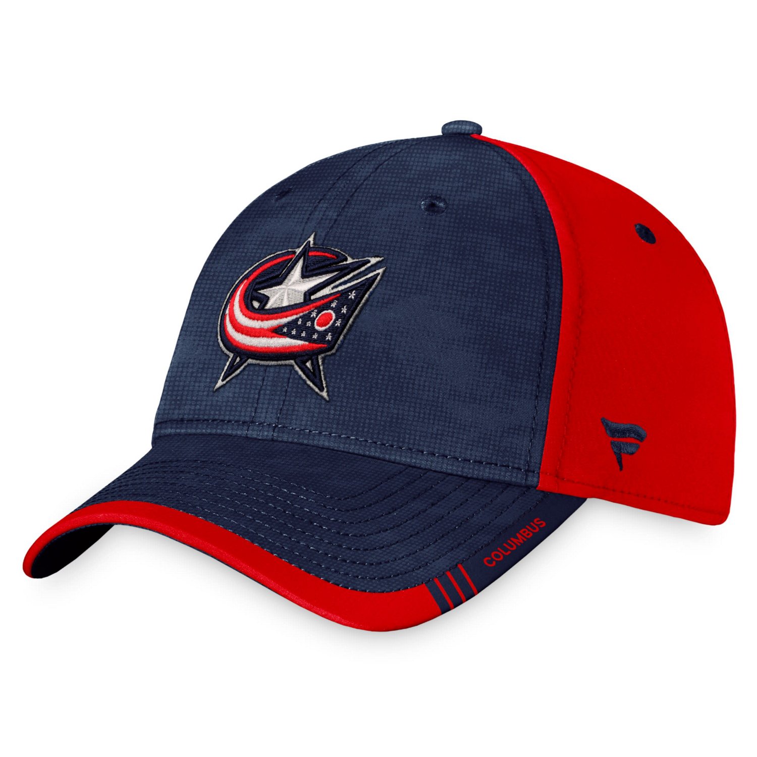 Fanatics /Red Columbus Blue Jackets Authentic Pro Rink Camo Flex Hat                                                             - view number 1