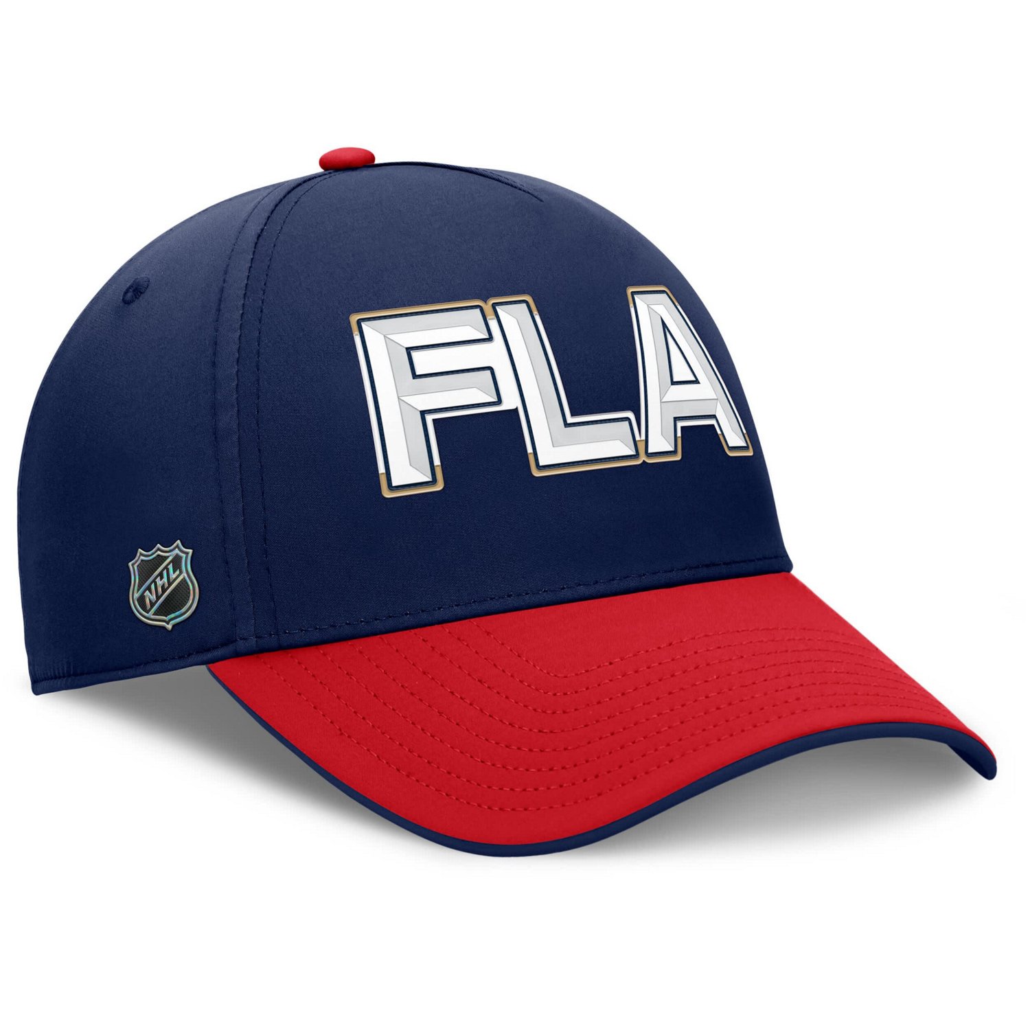 Fanatics Red Florida Panthers Authentic Pro Rink Team Code Flex Hat - view number 3