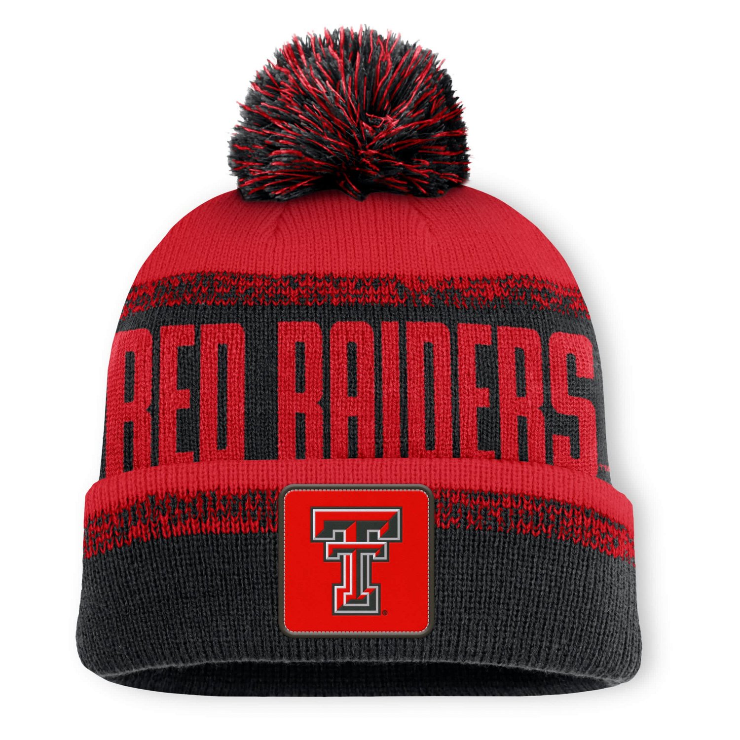 Fanatics Red Texas Tech Red Raiders Thrive Cuffed Knit Hat with Pom