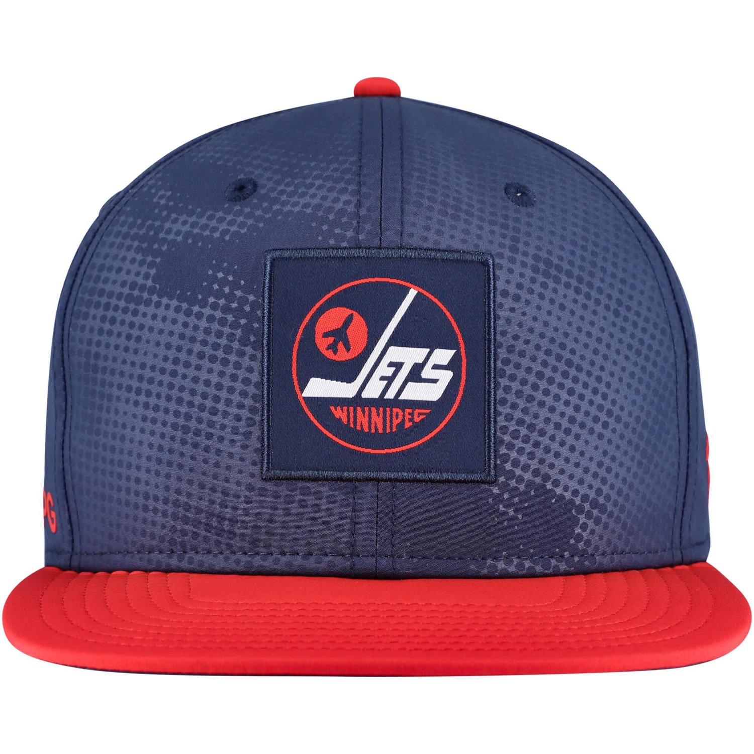 Fanatics Red Winnipeg Jets Authentic Pro Rink Snapback Hat - view number 2