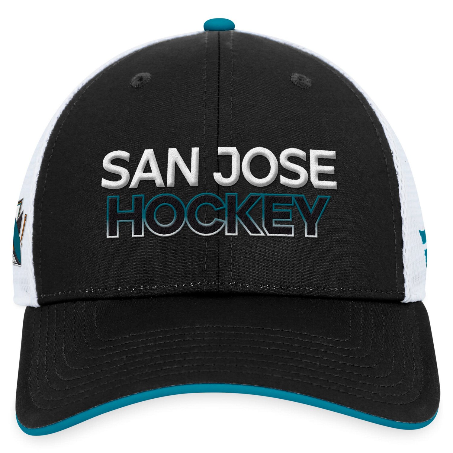 Fanatics San Jose Sharks Authentic Pro Rink Trucker Adjustable Hat                                                               - view number 2