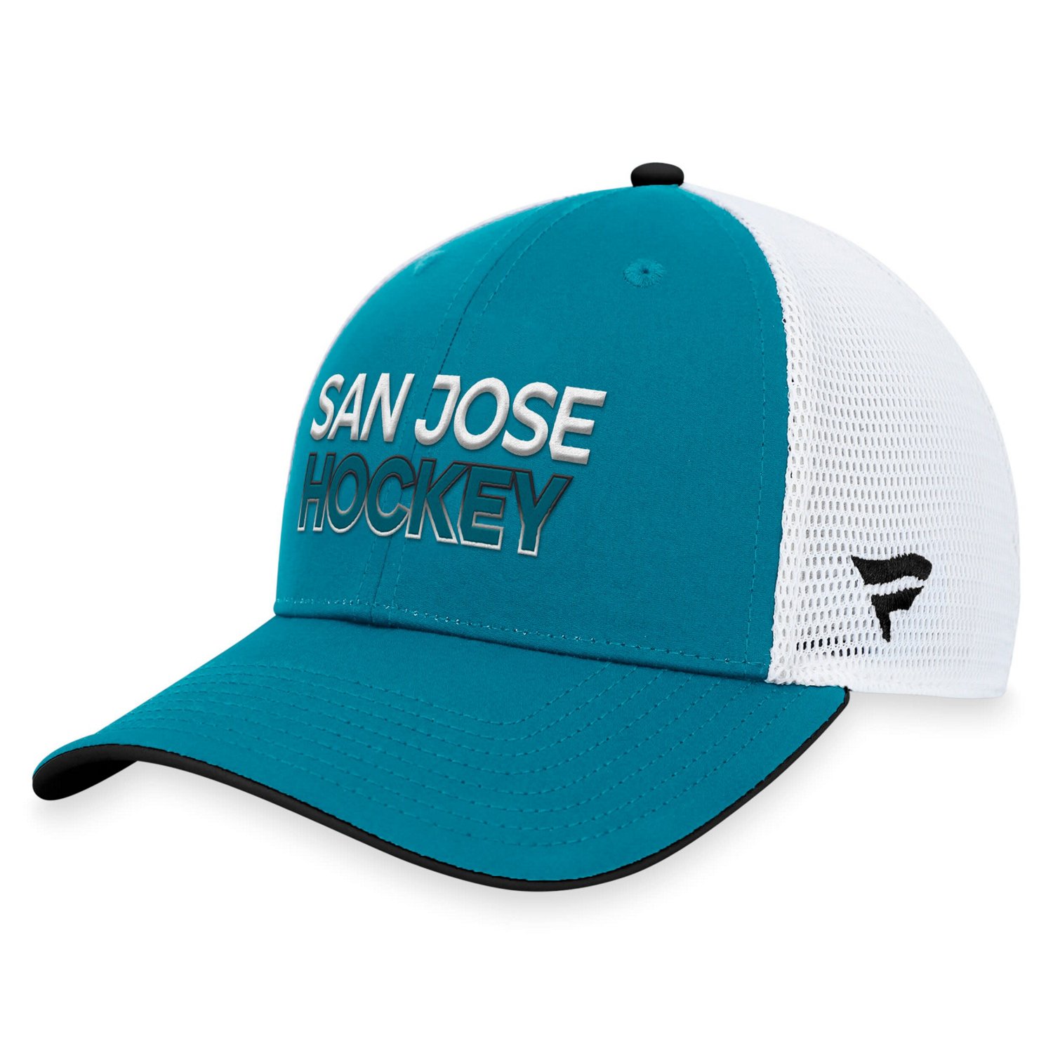Fanatics San Jose Sharks Authentic Pro Rink Trucker Adjustable Hat                                                               - view number 3