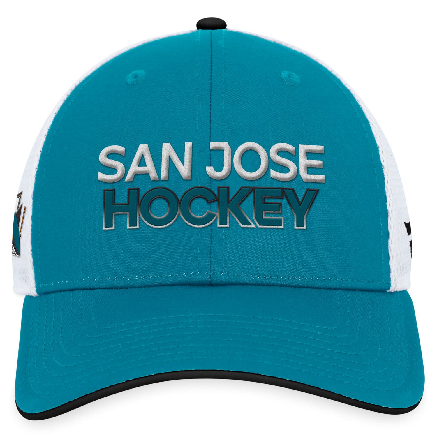 Fanatics San Jose Sharks Authentic Pro Rink Trucker Adjustable Hat                                                               - view number 2