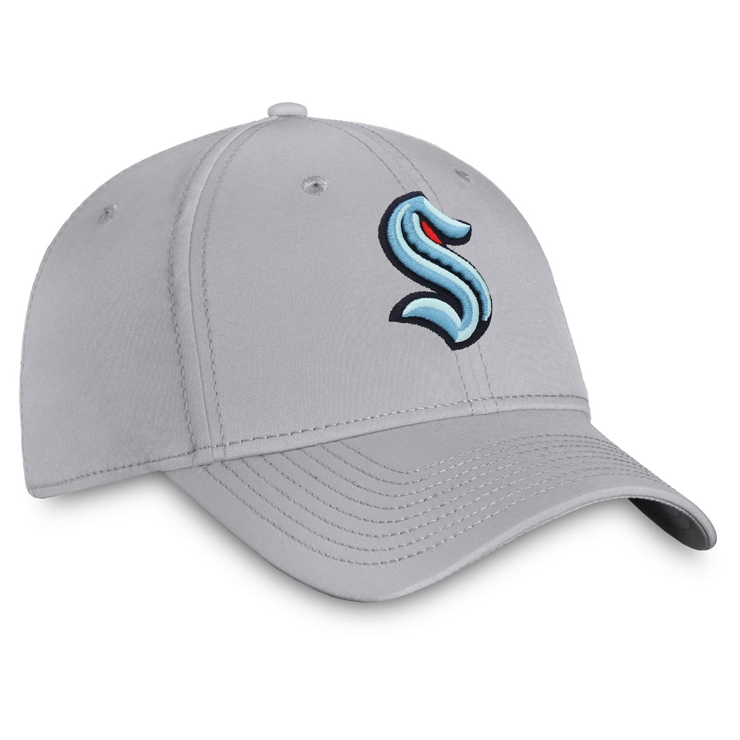 Fanatics Seattle Kraken Core Primary Logo Flex Hat                                                                               - view number 3