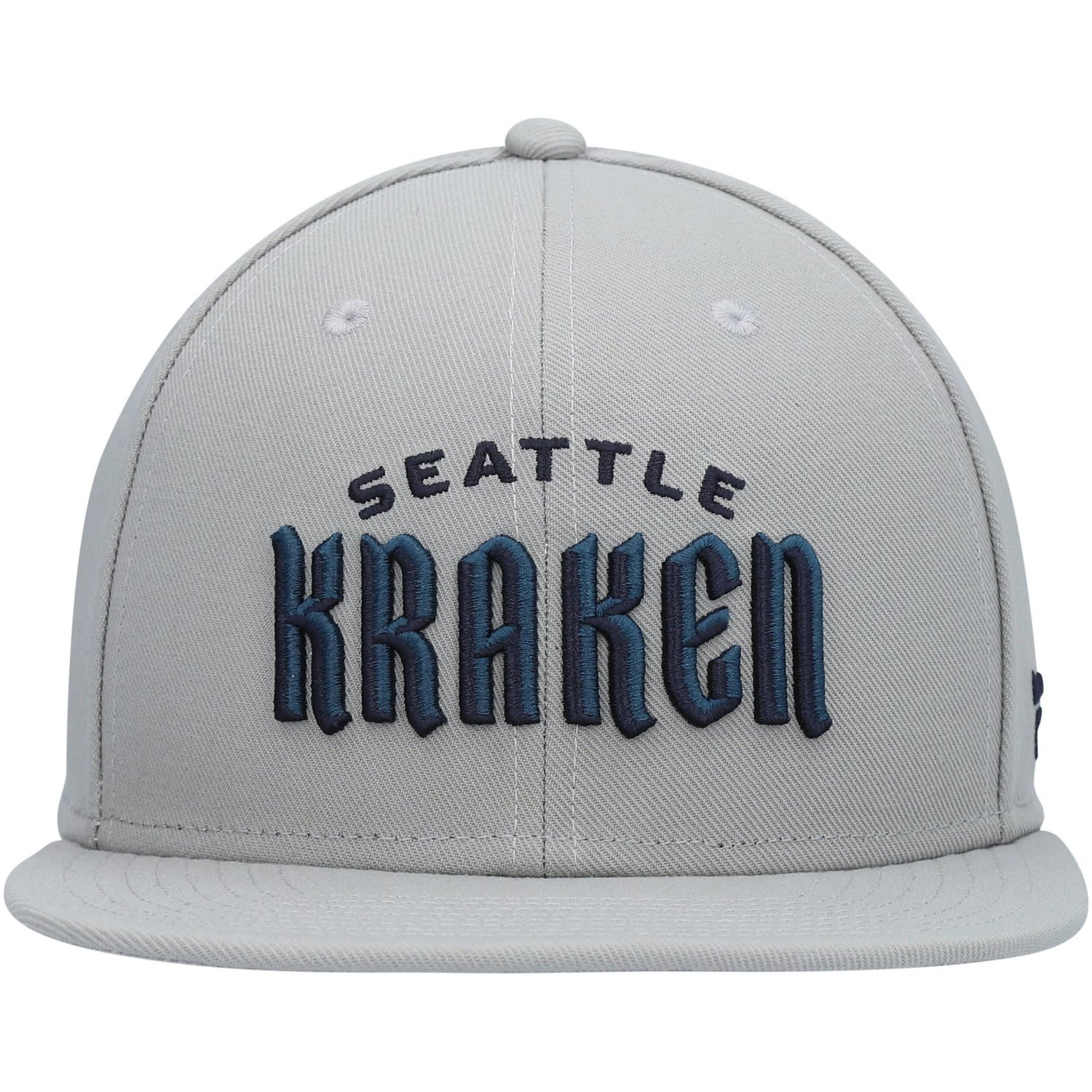 Fanatics Seattle Kraken Wordmark Logo Snapback Hat                                                                               - view number 2