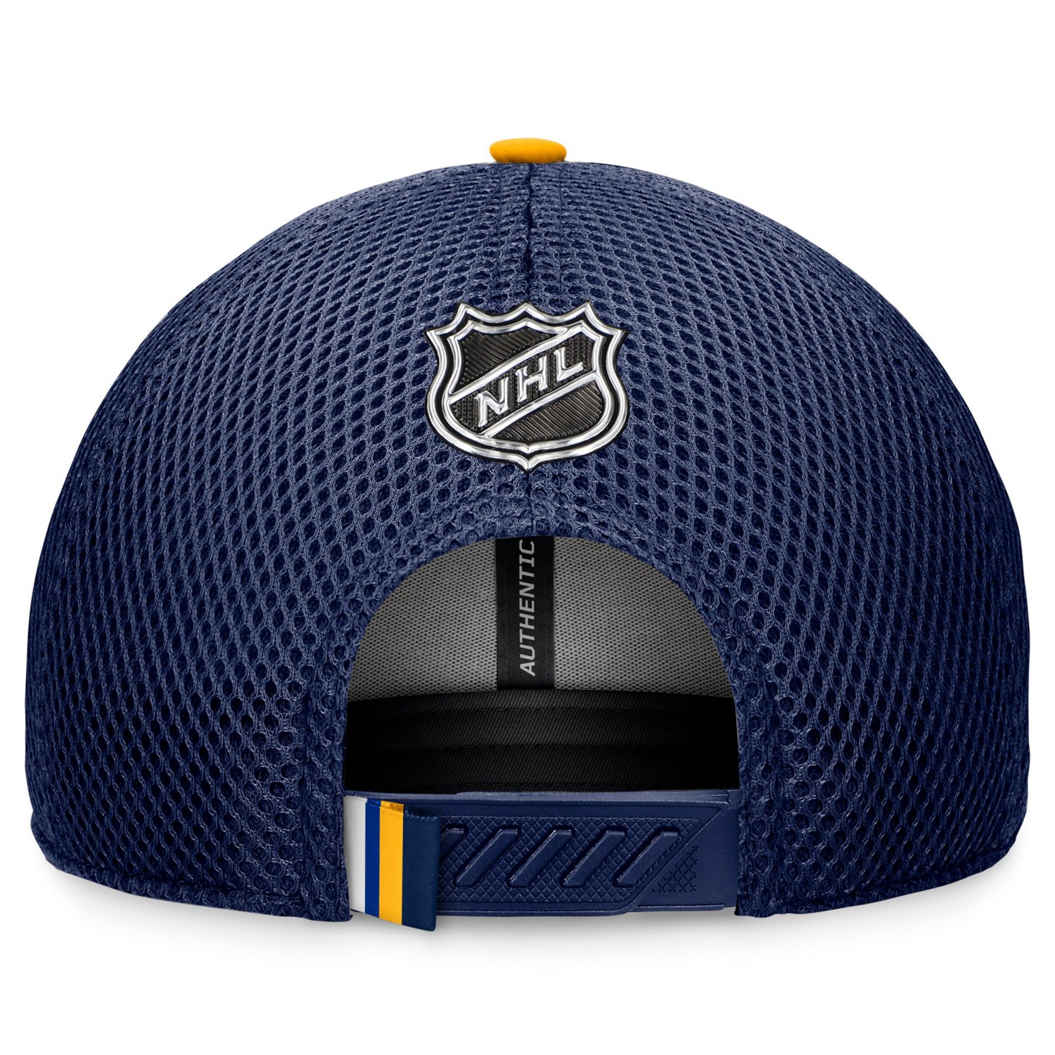 Fanatics St Louis Blues 2024 NHL Draft On Stage Trucker Adjustable Hat - view number 4