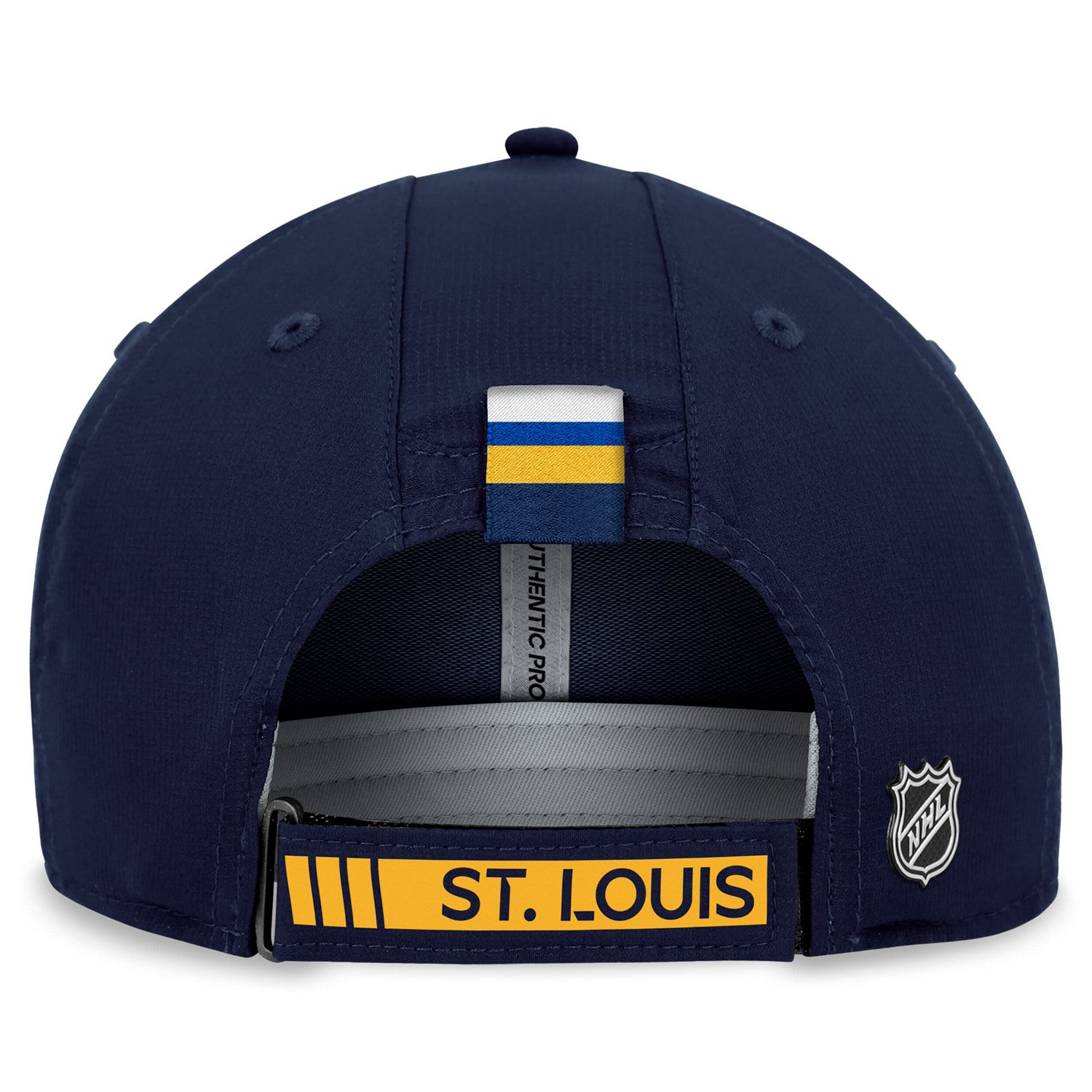 Fanatics St Louis Blues Authentic Pro Rink Adjustable Hat                                                                        - view number 4