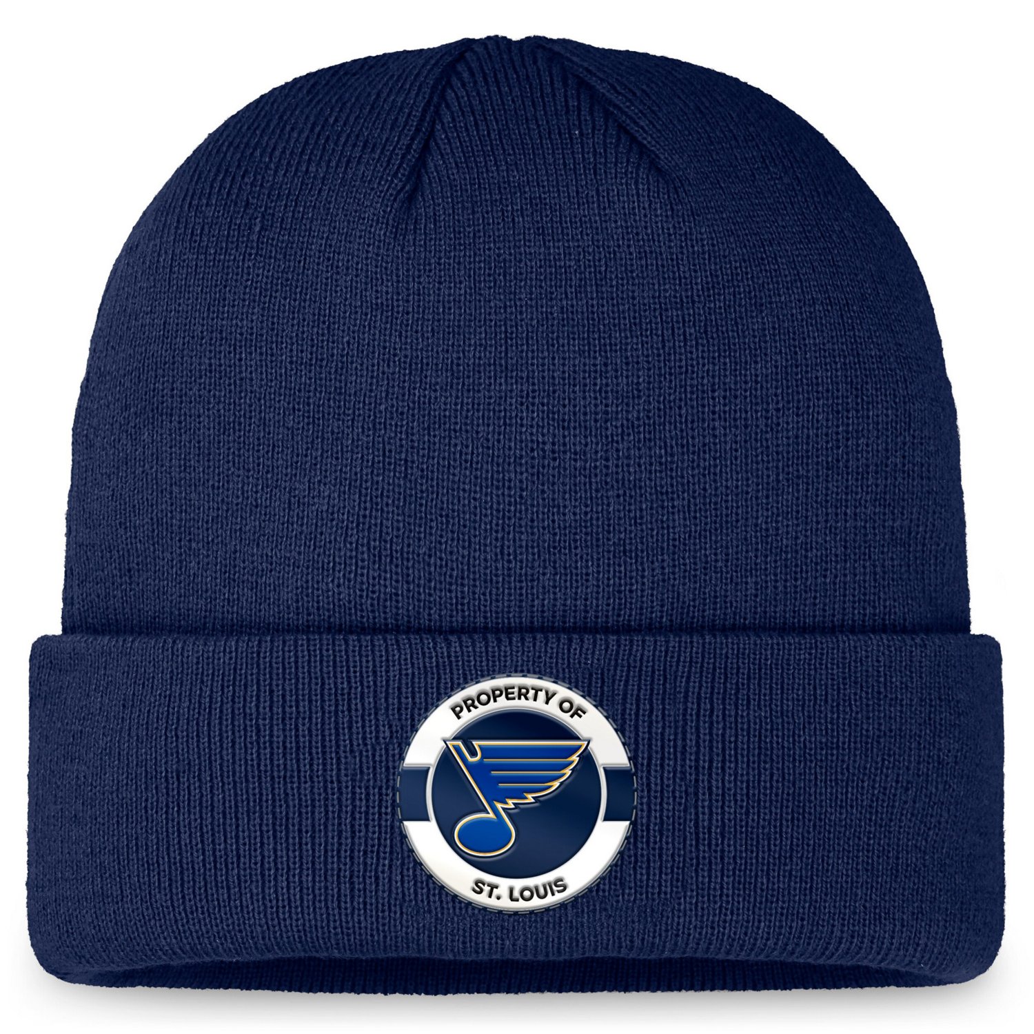 Fanatics St Louis Blues Authentic Pro Training Camp Cuffed Knit Hat