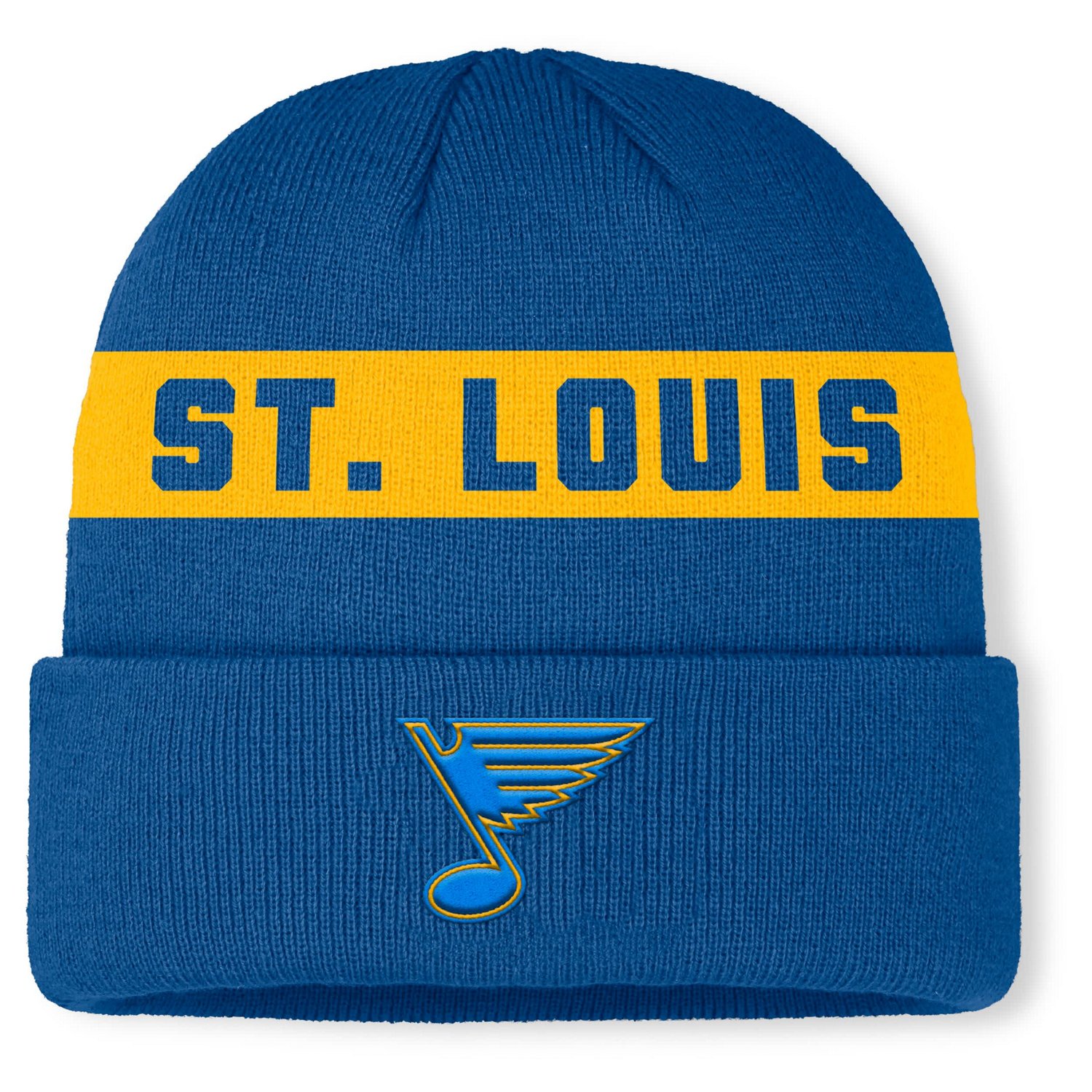 Fanatics St Louis s Authentic Pro Rink Cuffed Knit Hat